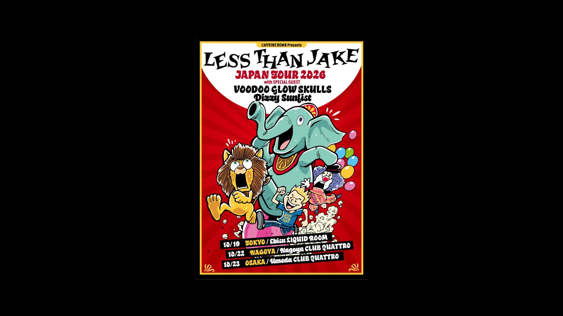 LESS THAN JAKE Japan Tour 2026