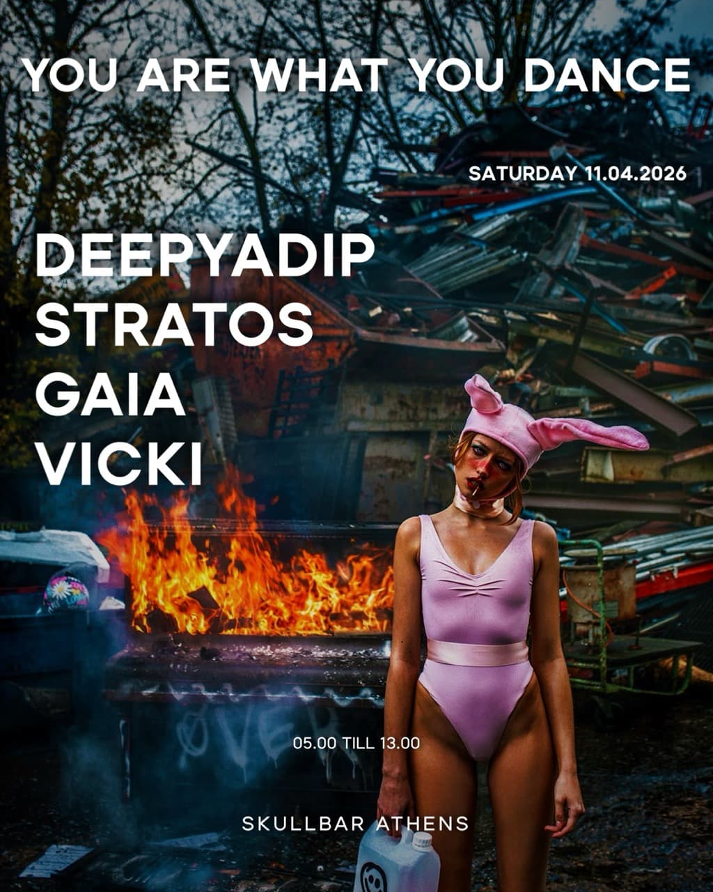 Afterhours with Deepyadip / Stratos / Gaia / Vicki at Skullbar