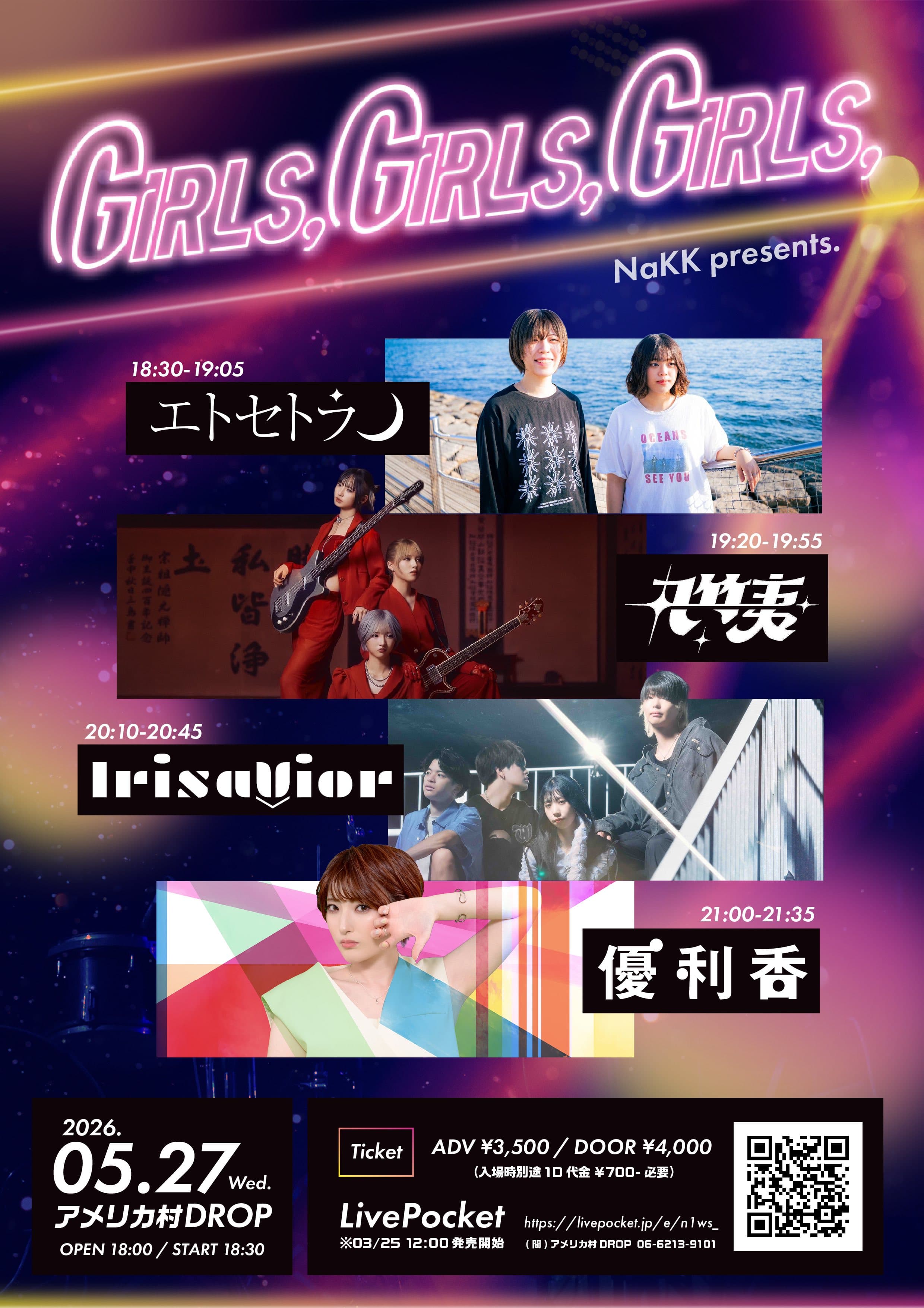 NaKK presents. Girls,Girls,Girls,