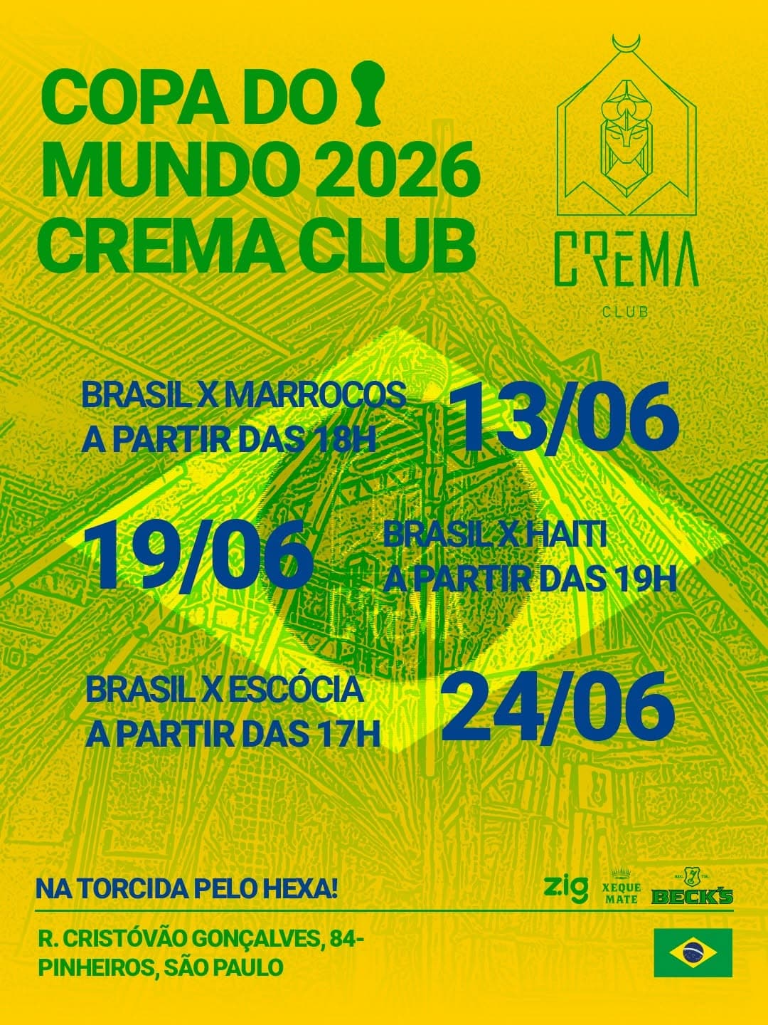 Brasil x Marrocos + After Crema