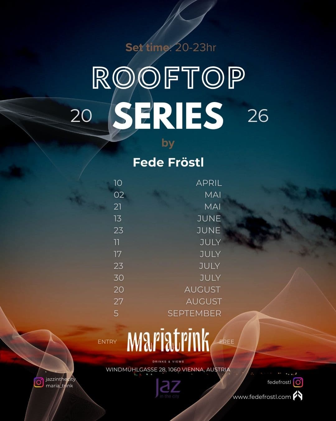 ROOFTOP SERIES 2026 at Mariatrink