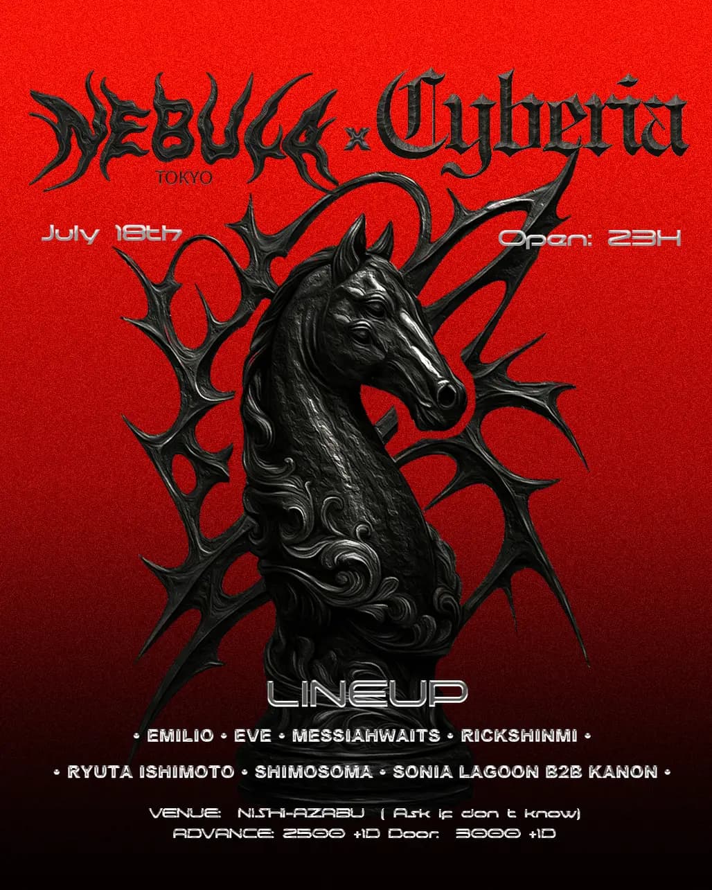 NEBULA x Cyberia Hard Techno/Hard Groove/Hardcore