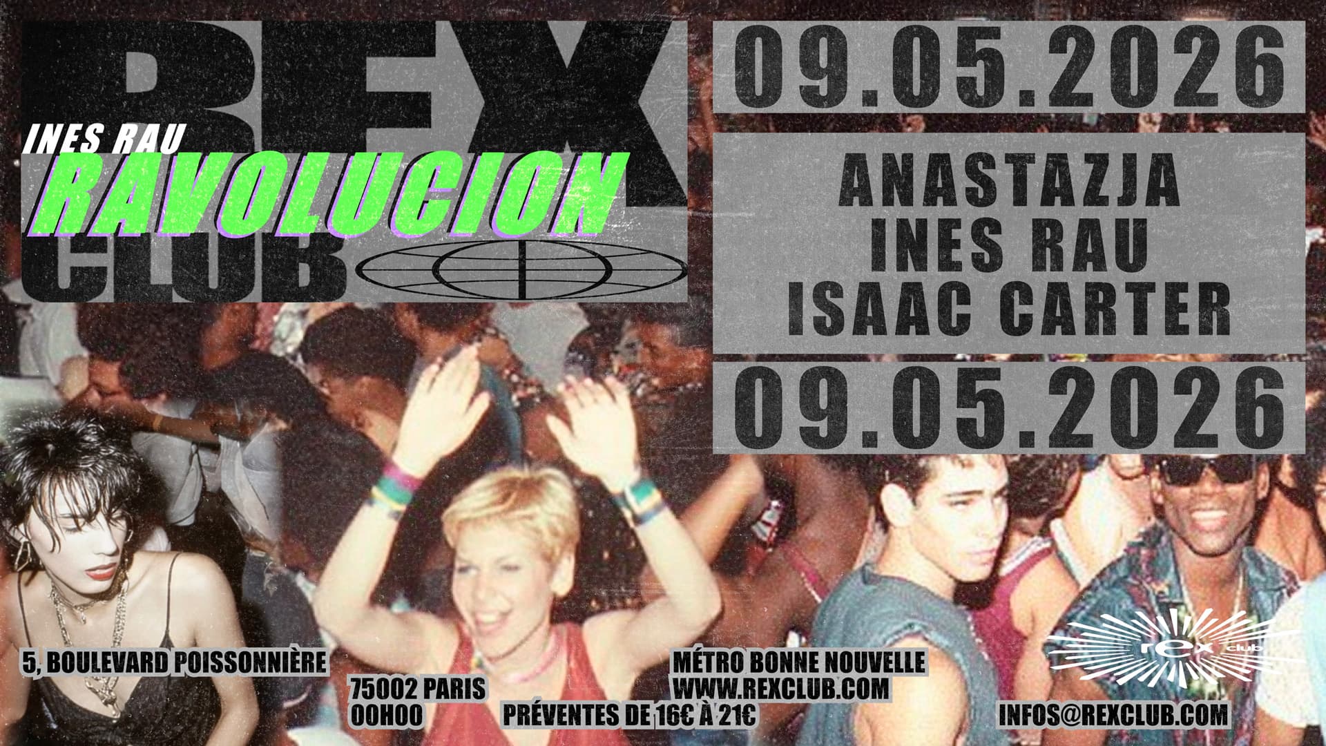 RAVOLUCION: Anastazja, Ines Rau, Isaac Carter