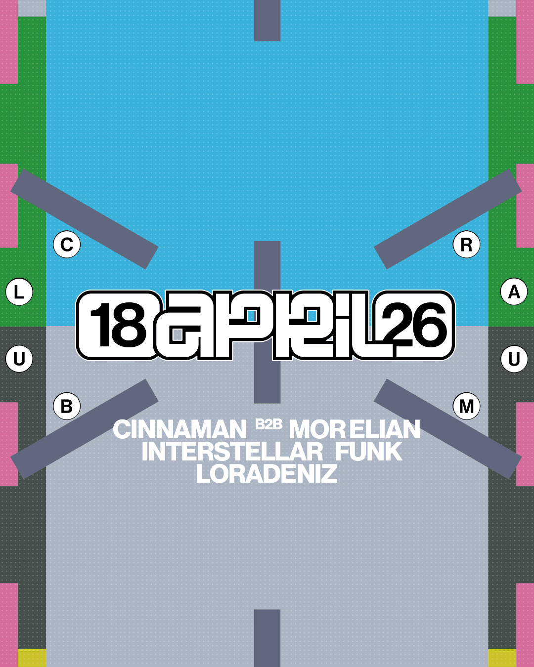 Cinnaman b2b Mor Elian, Interstellar Funk, Loradeniz
