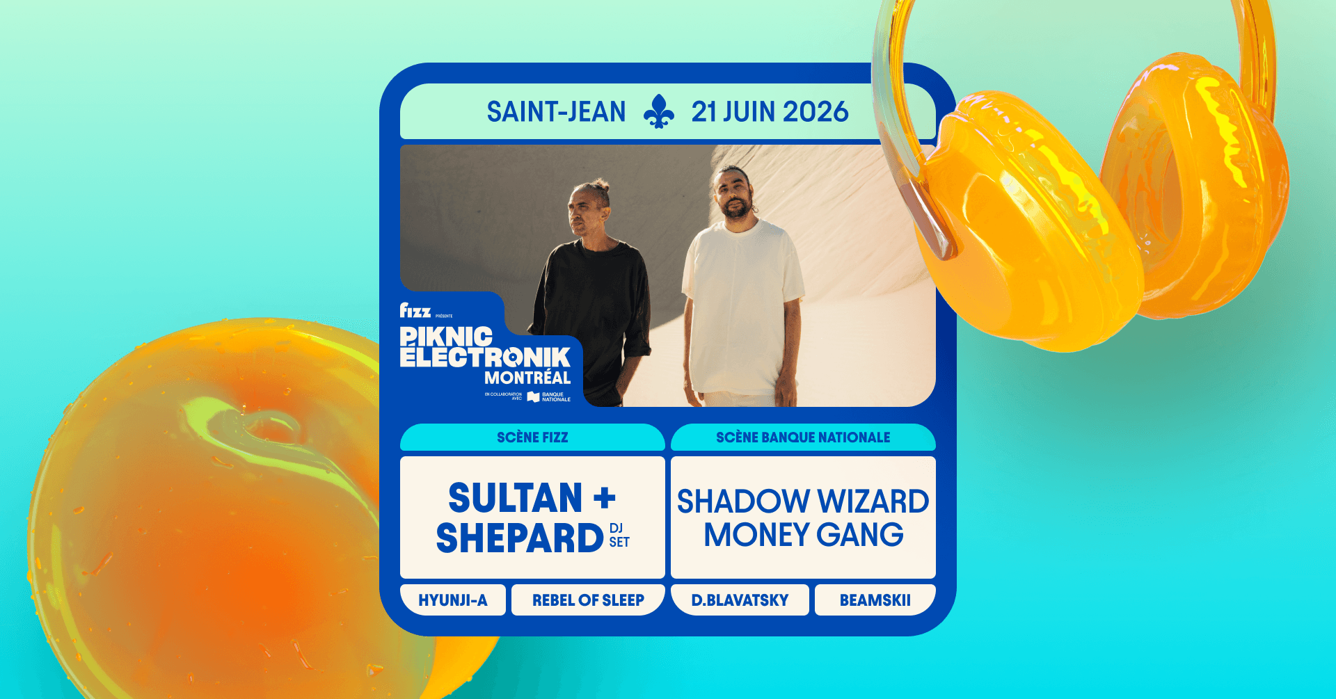 Piknic Électronik MTL #6: Sultan + Shepard (DJ set) / Shadow Wizard Money Gang