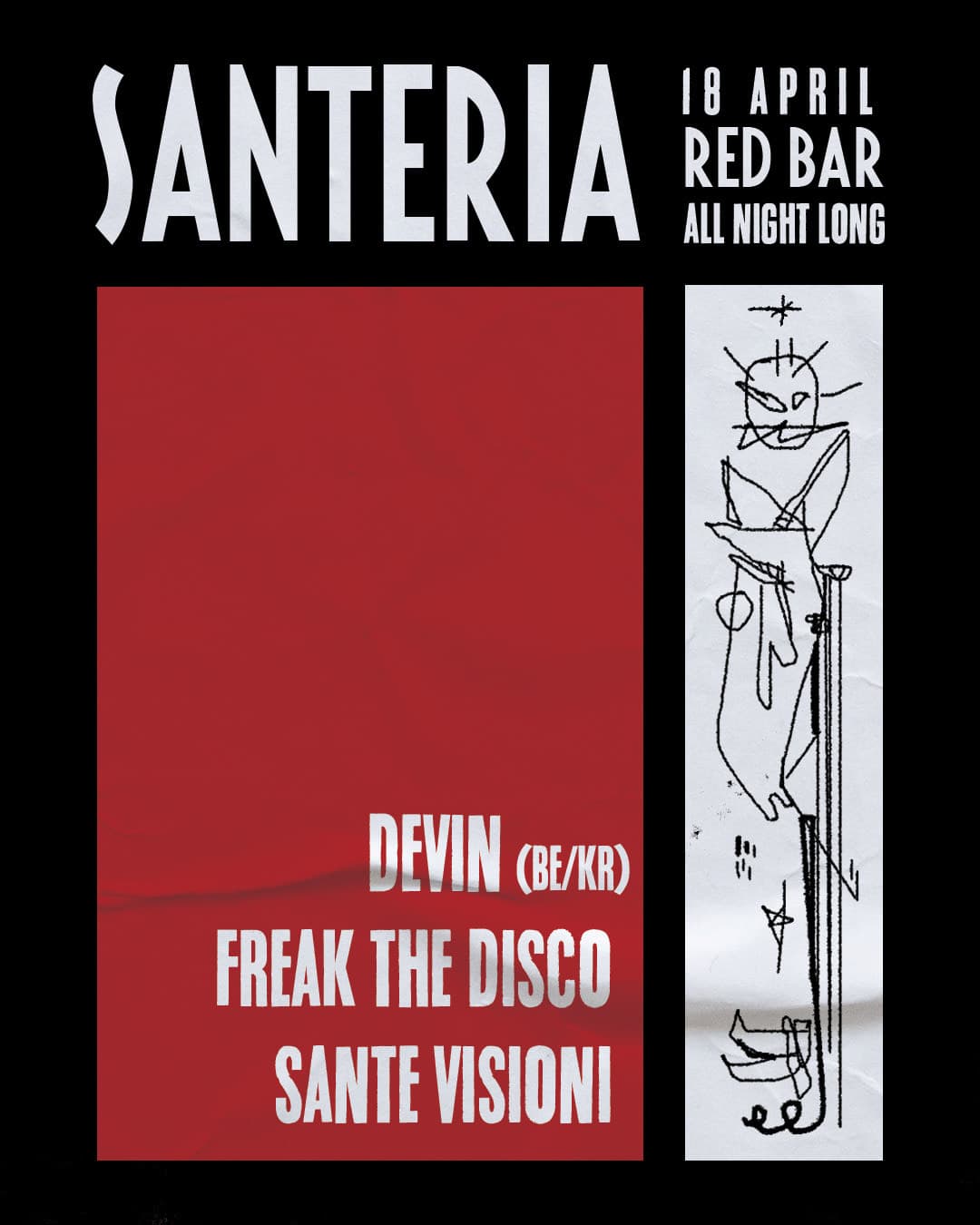 SANTERIA with DEVIN (BE/KR) and Freak The Disco