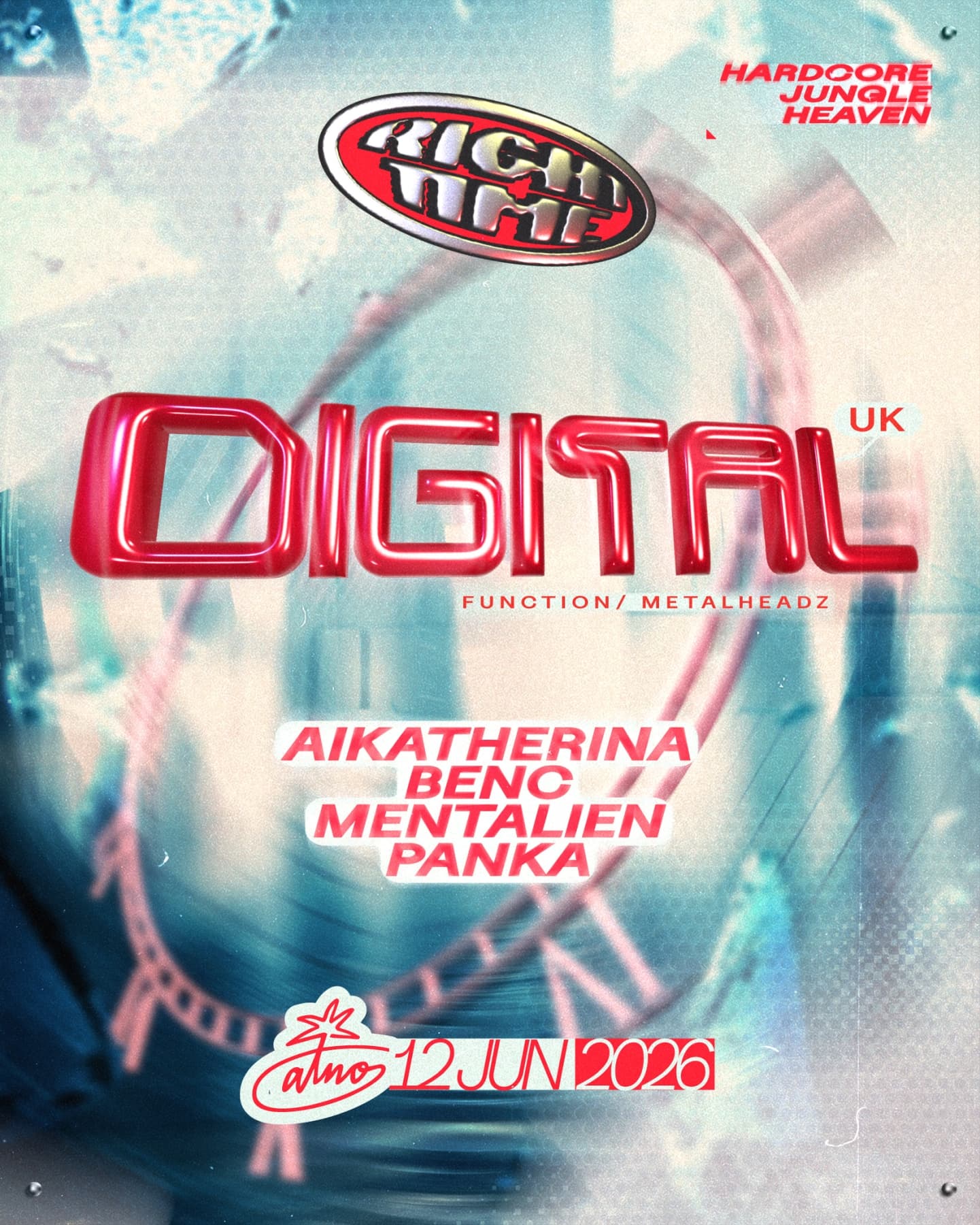 ◉ RIGHT TIME - DIGITAL (Function / Metalheadz - UK) ◉