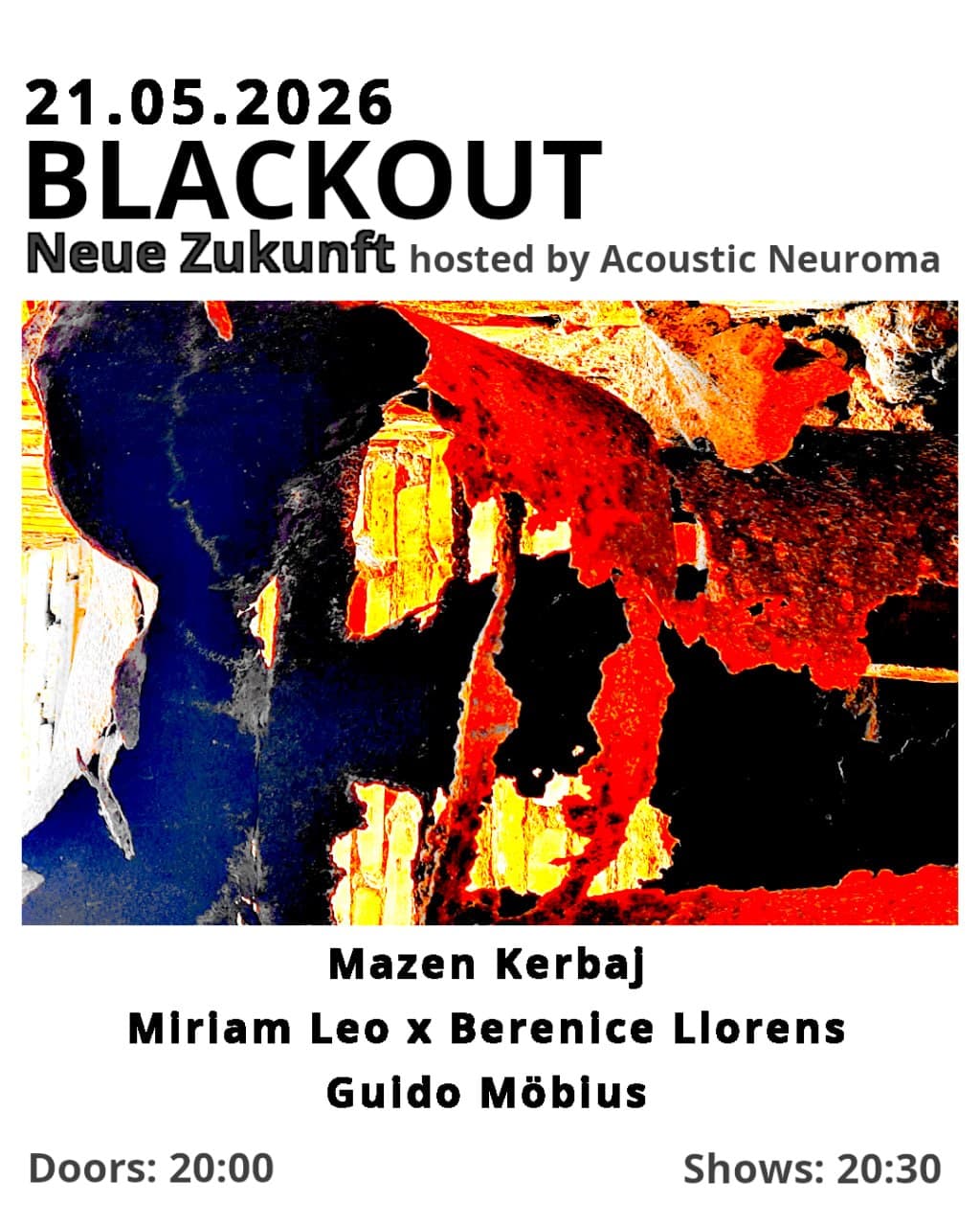 Blackout hosted by Acoustic Neuroma