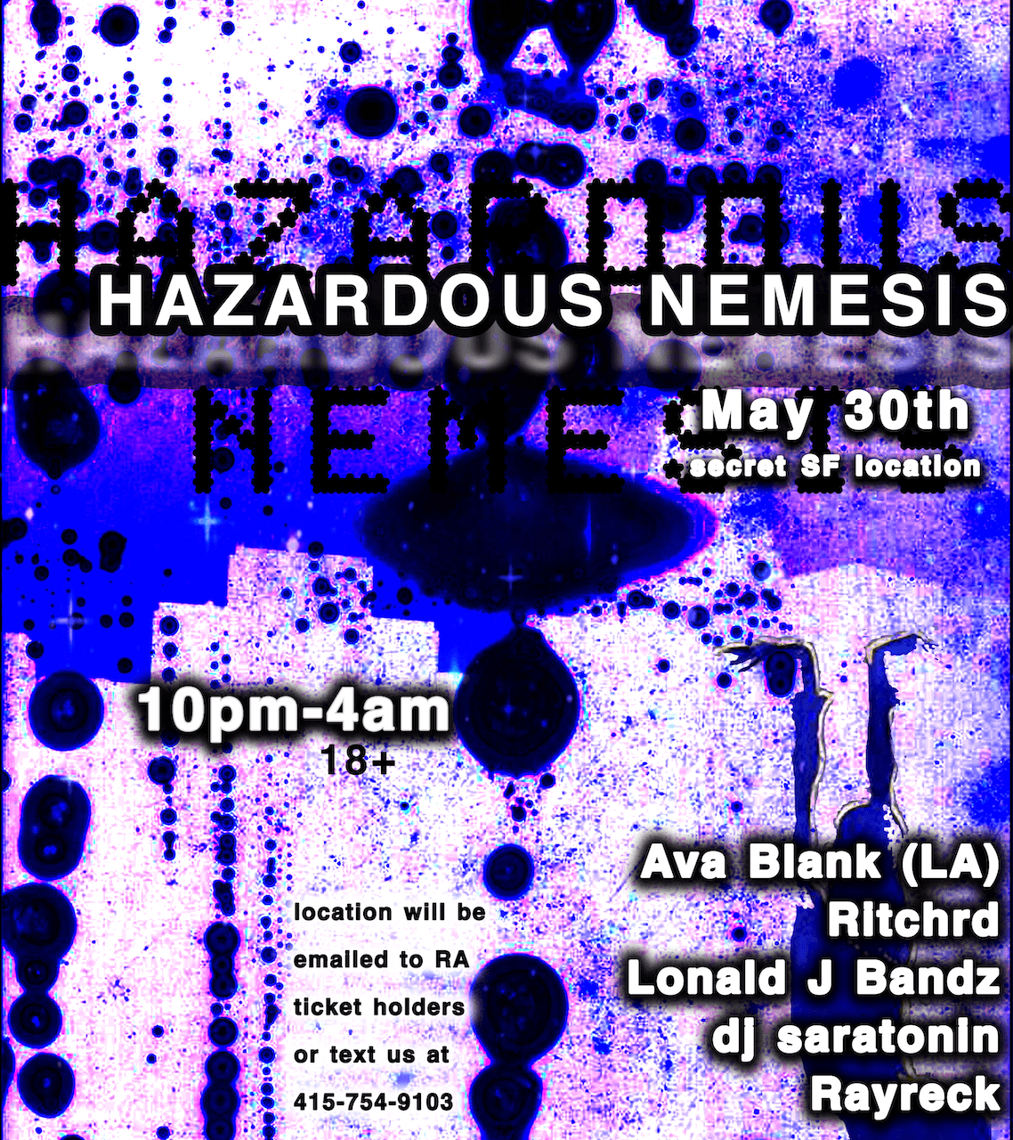 Hazardous Nemesis feat. Ava Blank, RITCHRD, Lonald J Bandz, Rayreck, DJ Saratonin