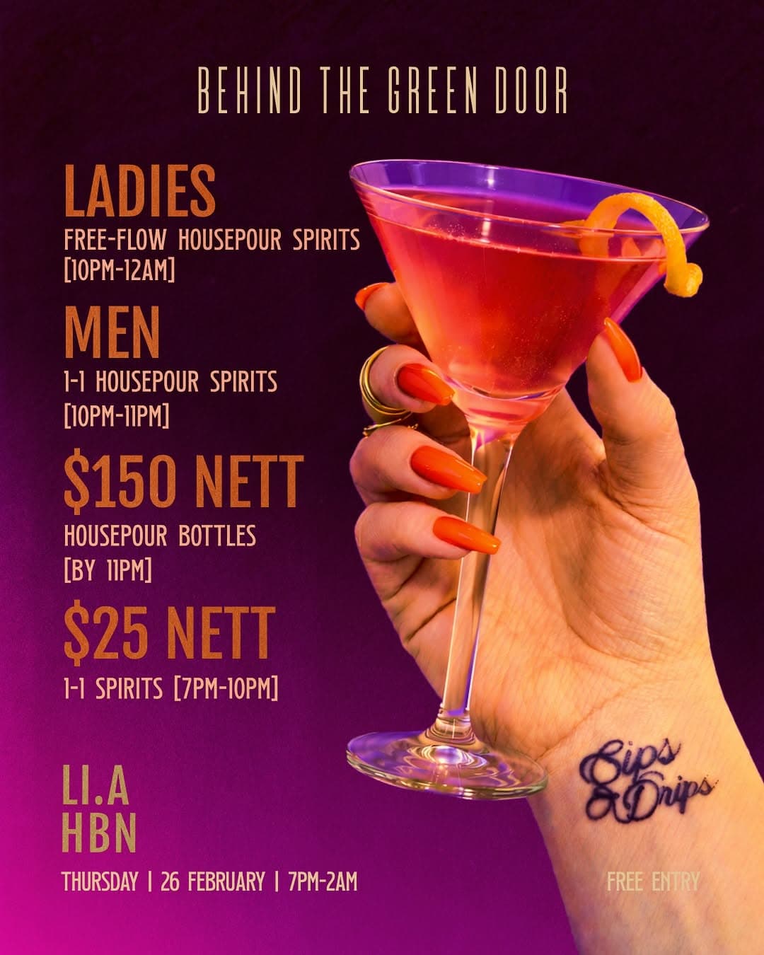 Ladies Night at Behind The Green Door