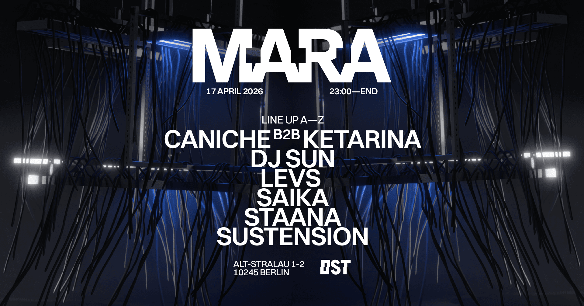 M.A.R.A w. Caniche b2b Ketarina, DJ Sun, SAIKA
