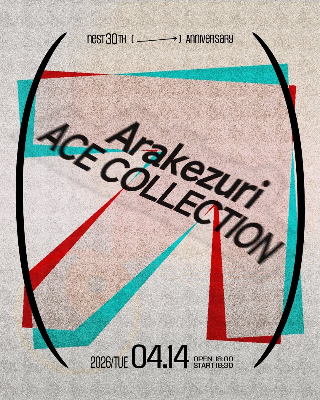 nest30周年記念 "Arakezuri × ACE COLLECTION"