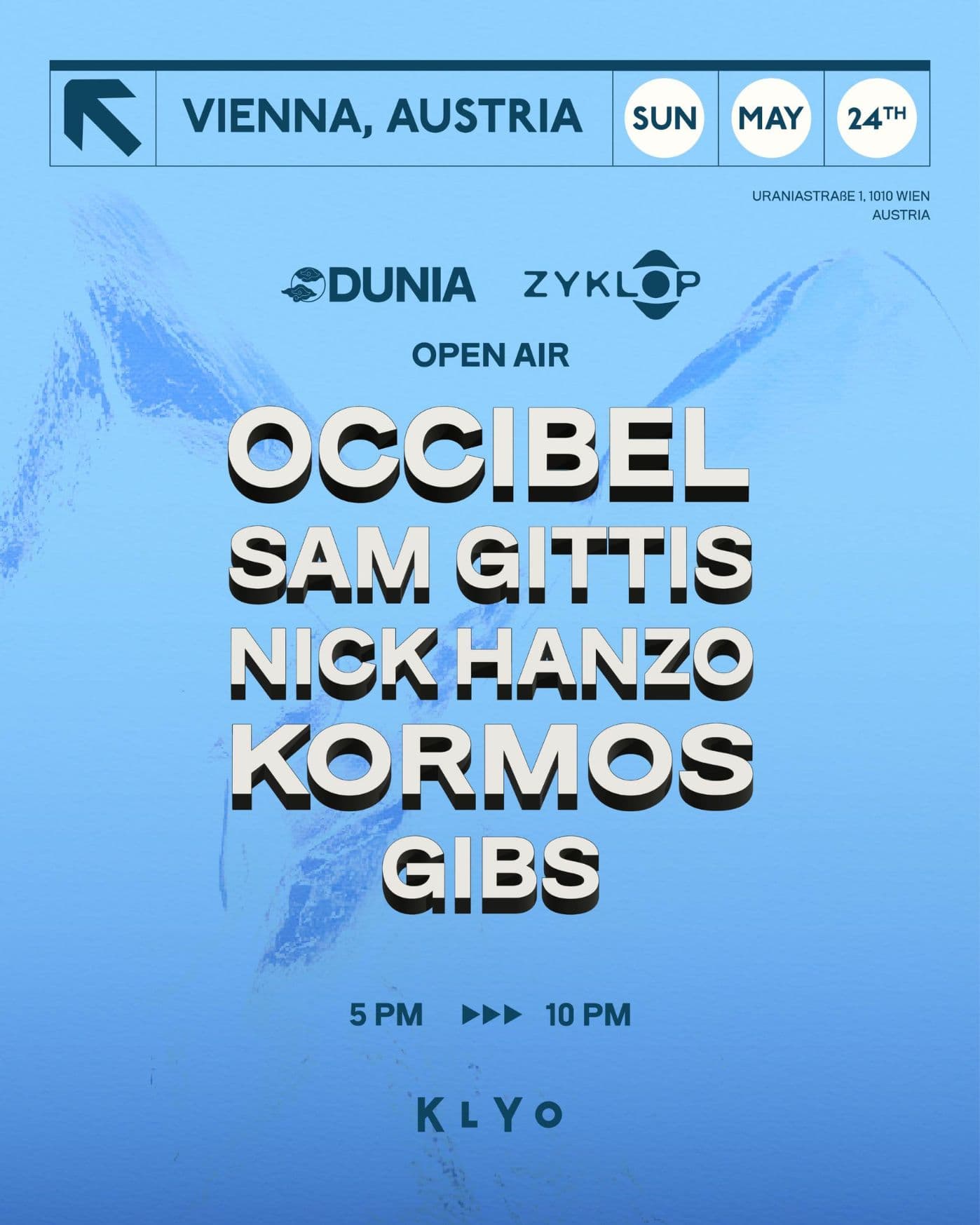 OPEN AIR Dunia x Zyklop invites: Occibel