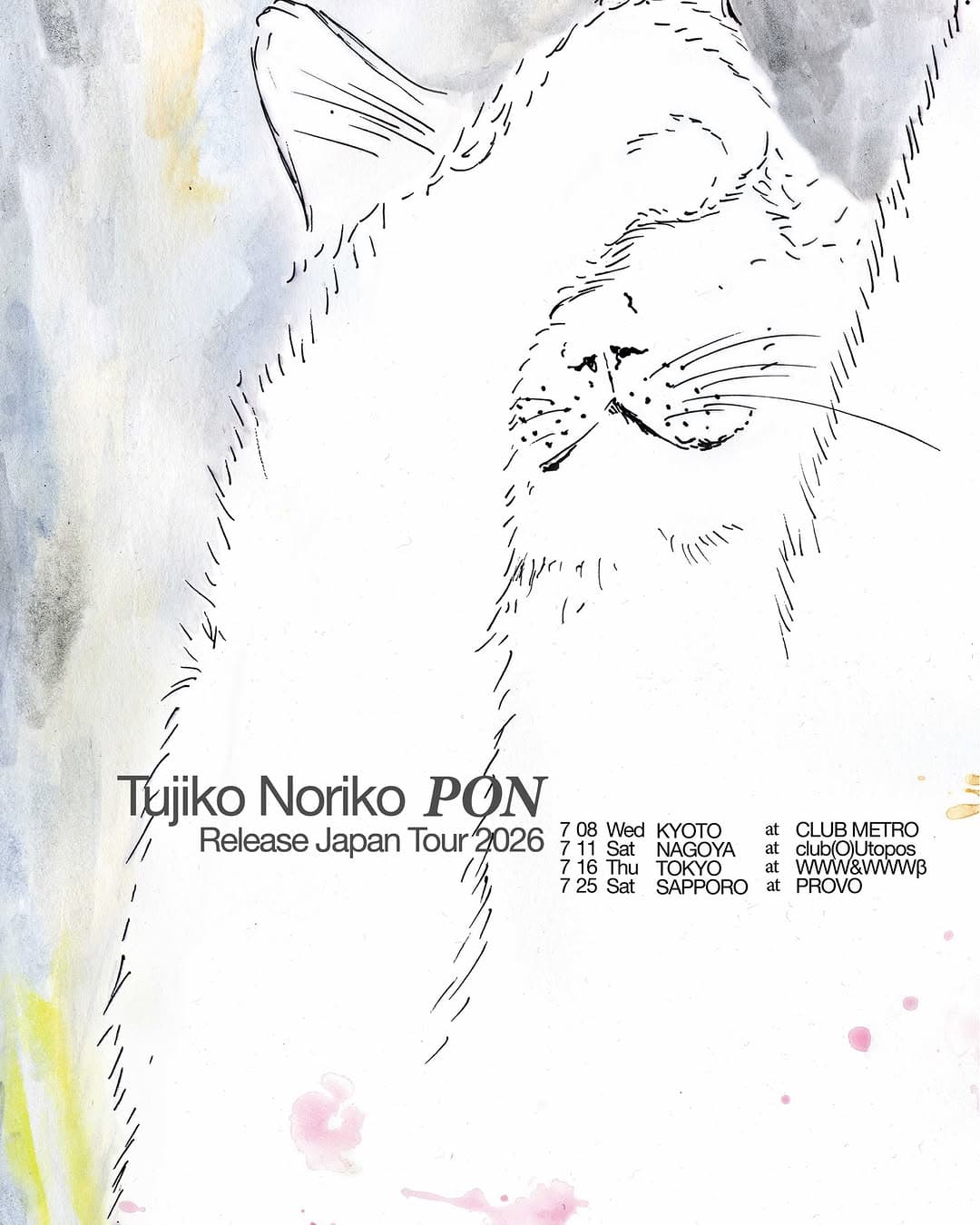 Tujiko Noriko 「PON」 Release Japan Tour 2026