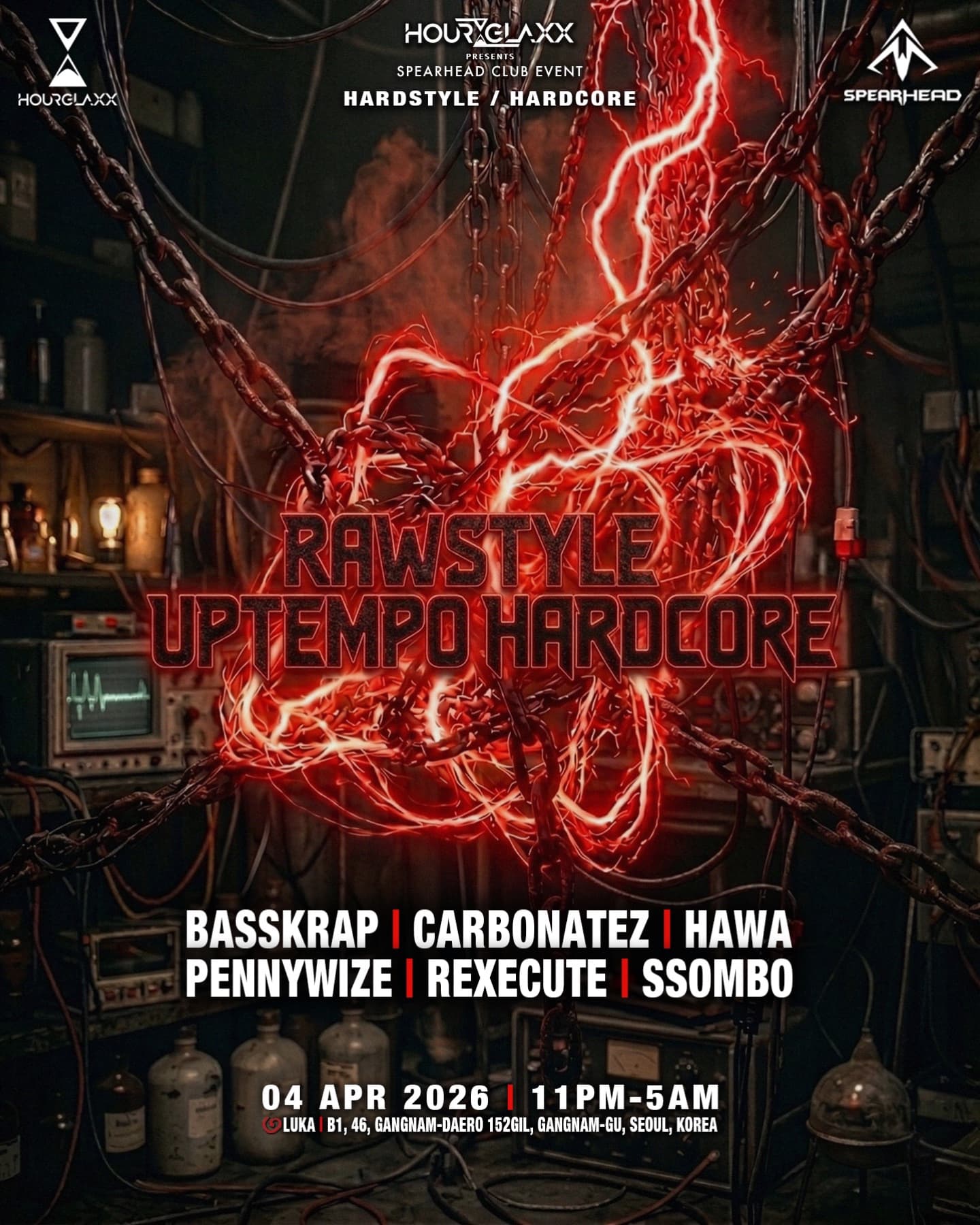 SPEARHEAD CLUB EVENT 'RAWSTYLE / UPTEMPO HARDCORE'