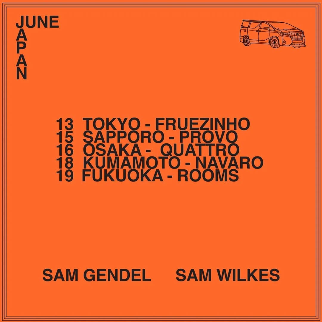 Sam Gendel & Sam Wilkes Japan Tour 2026