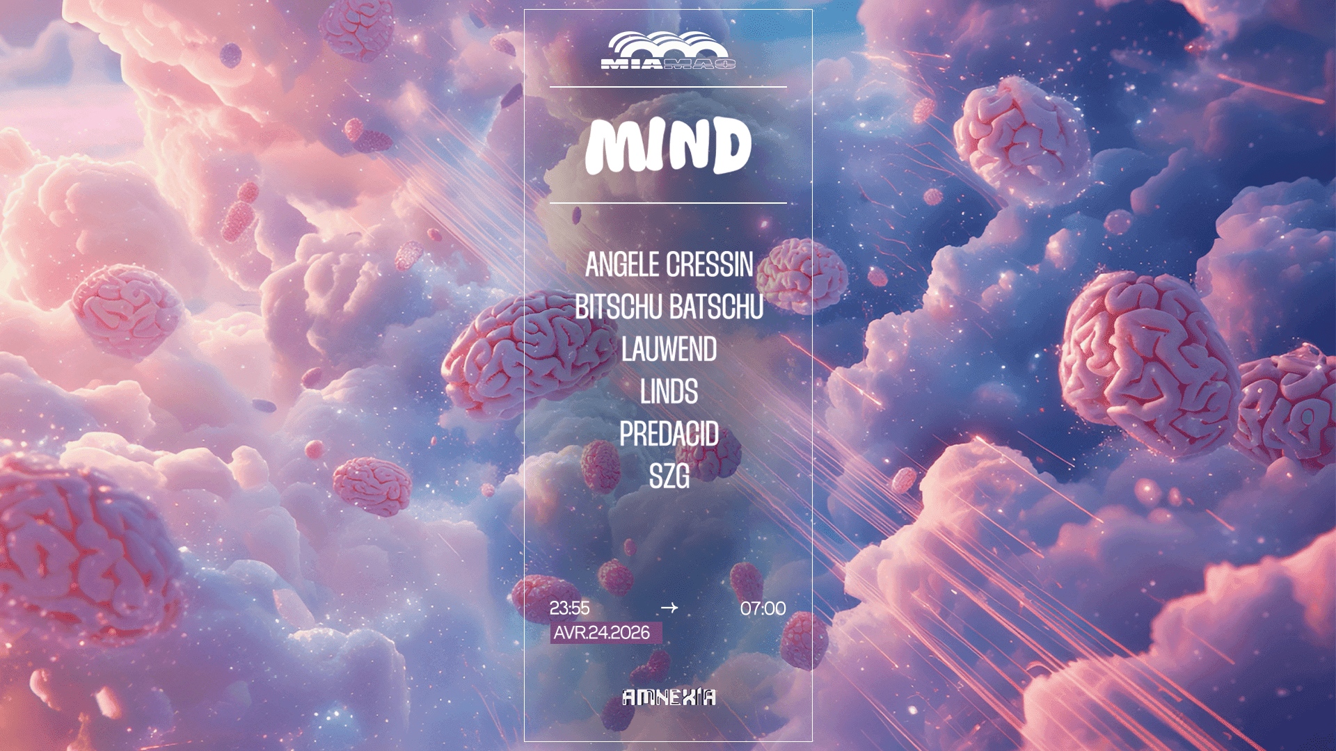 MIND: Bitschu Batschu, PREDACID, SZG, Linds & MORE