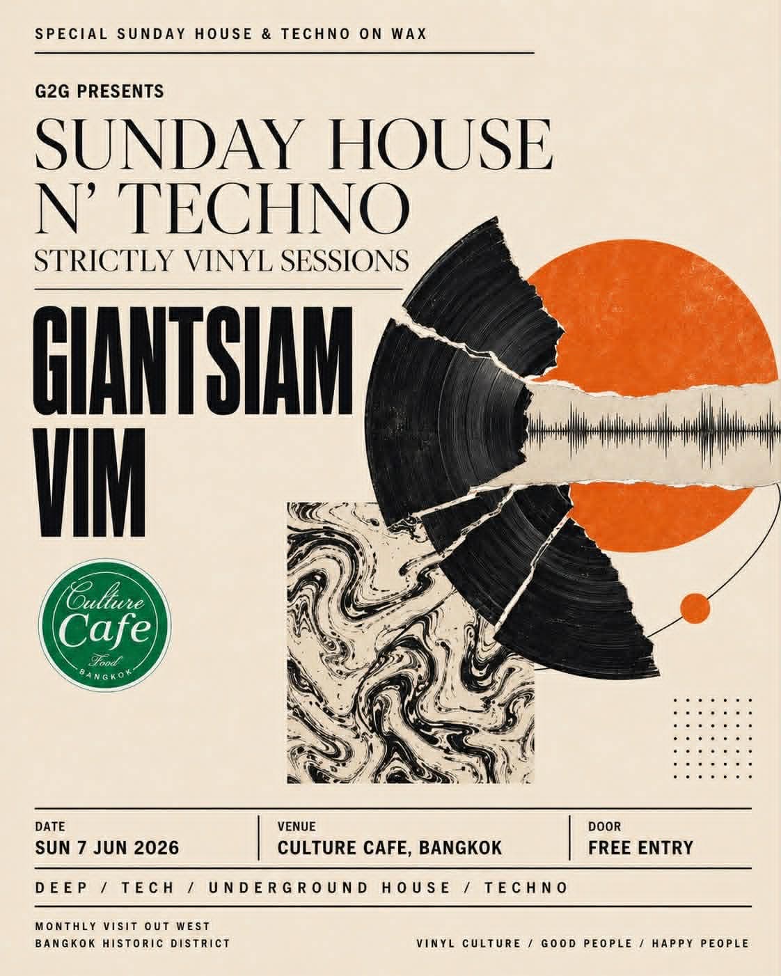G2G House'n'Techno Music Collective presents; Giantsiam & VIM