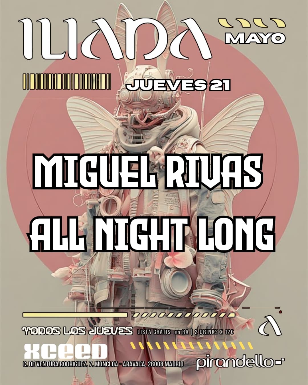 ILIADA CLUB PRESENTS Miguel Rivas ALL NIGHT LONG
