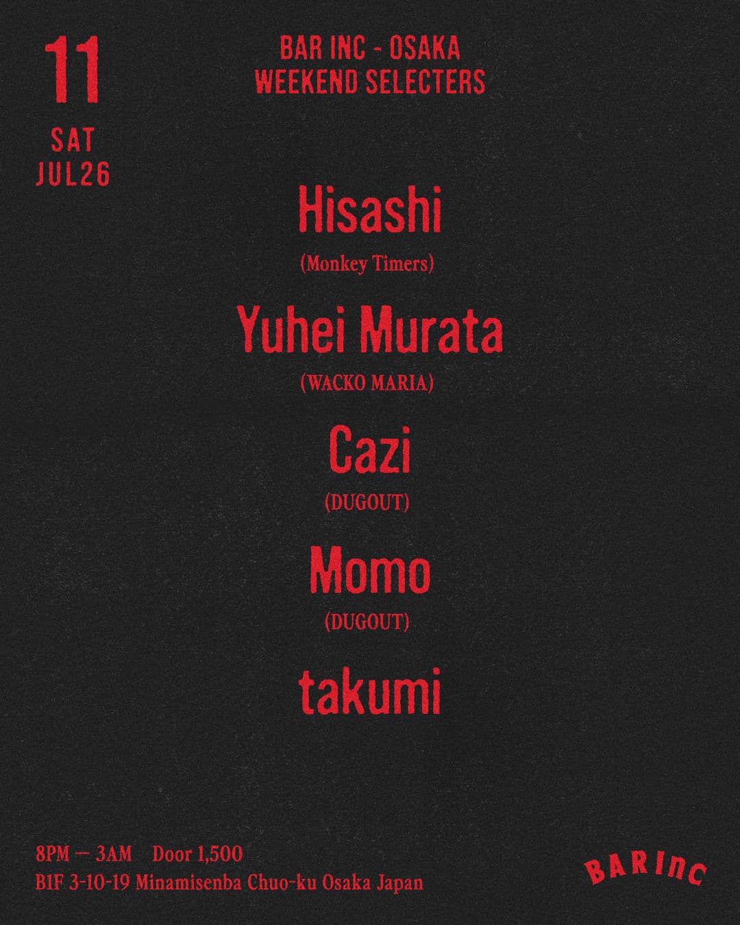 WEEKEND SELECTERS