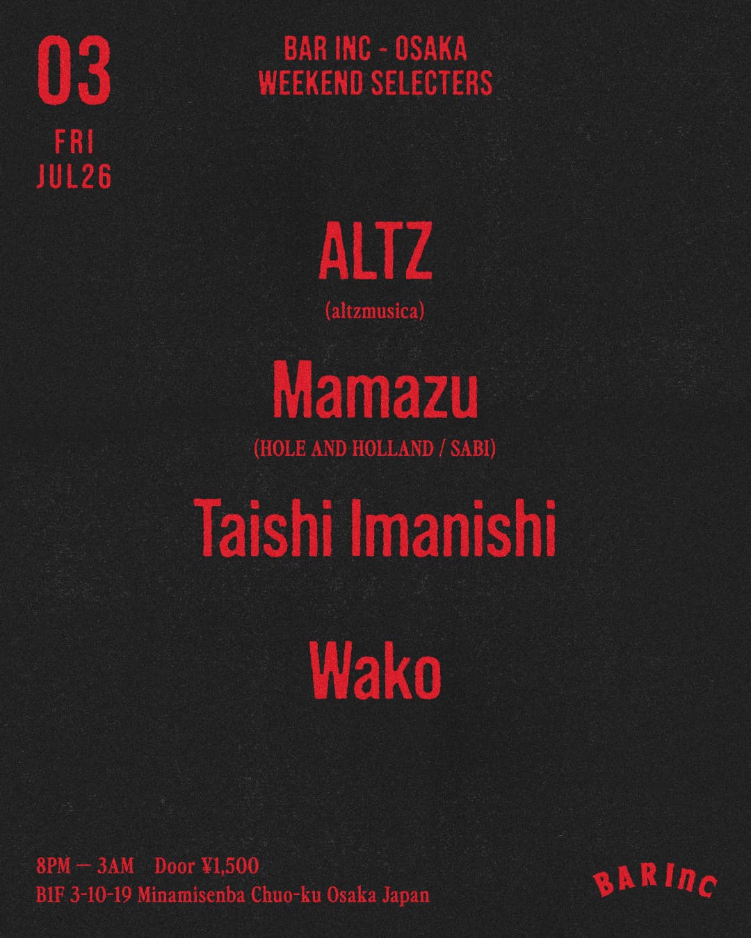 WEEKEND SELECTERS