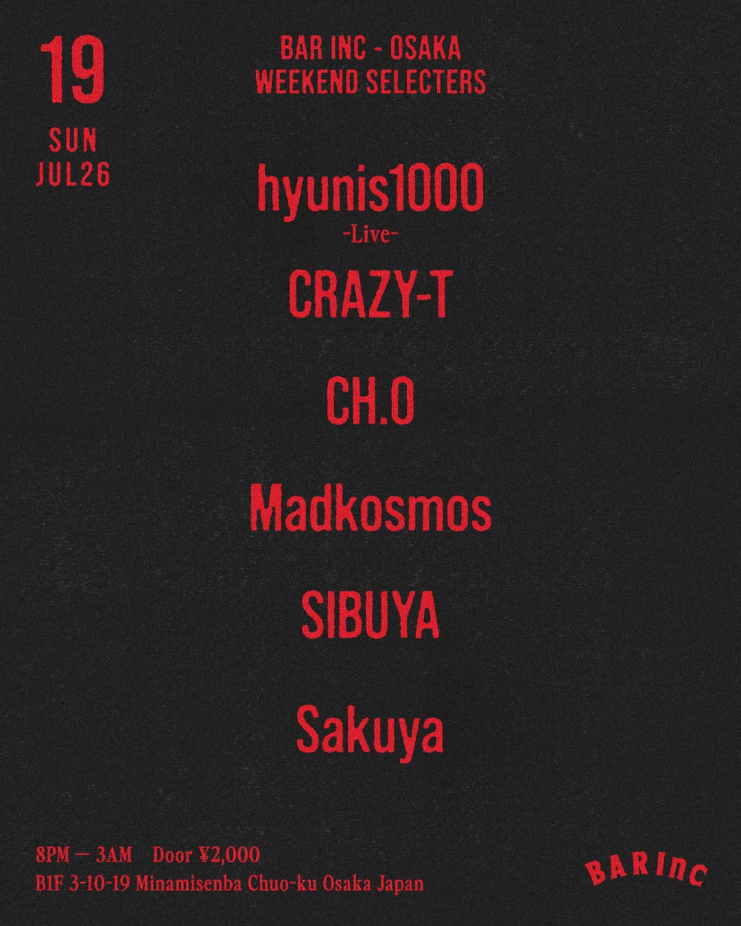 WEEKEND SELECTERS