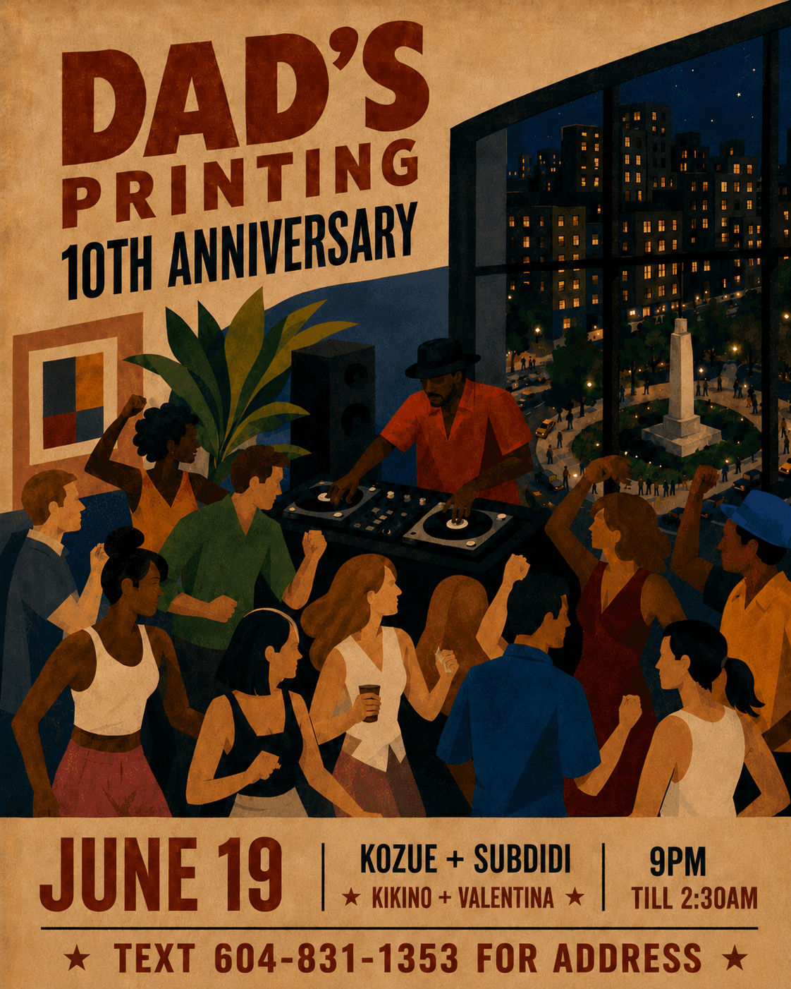 Dad's Printing Turns 10 - Feat. Kozue, SUBDIDI & More