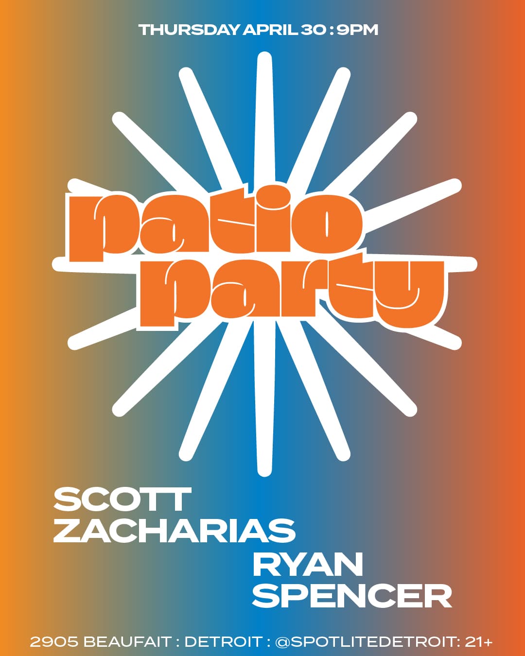 PATIO PARTY