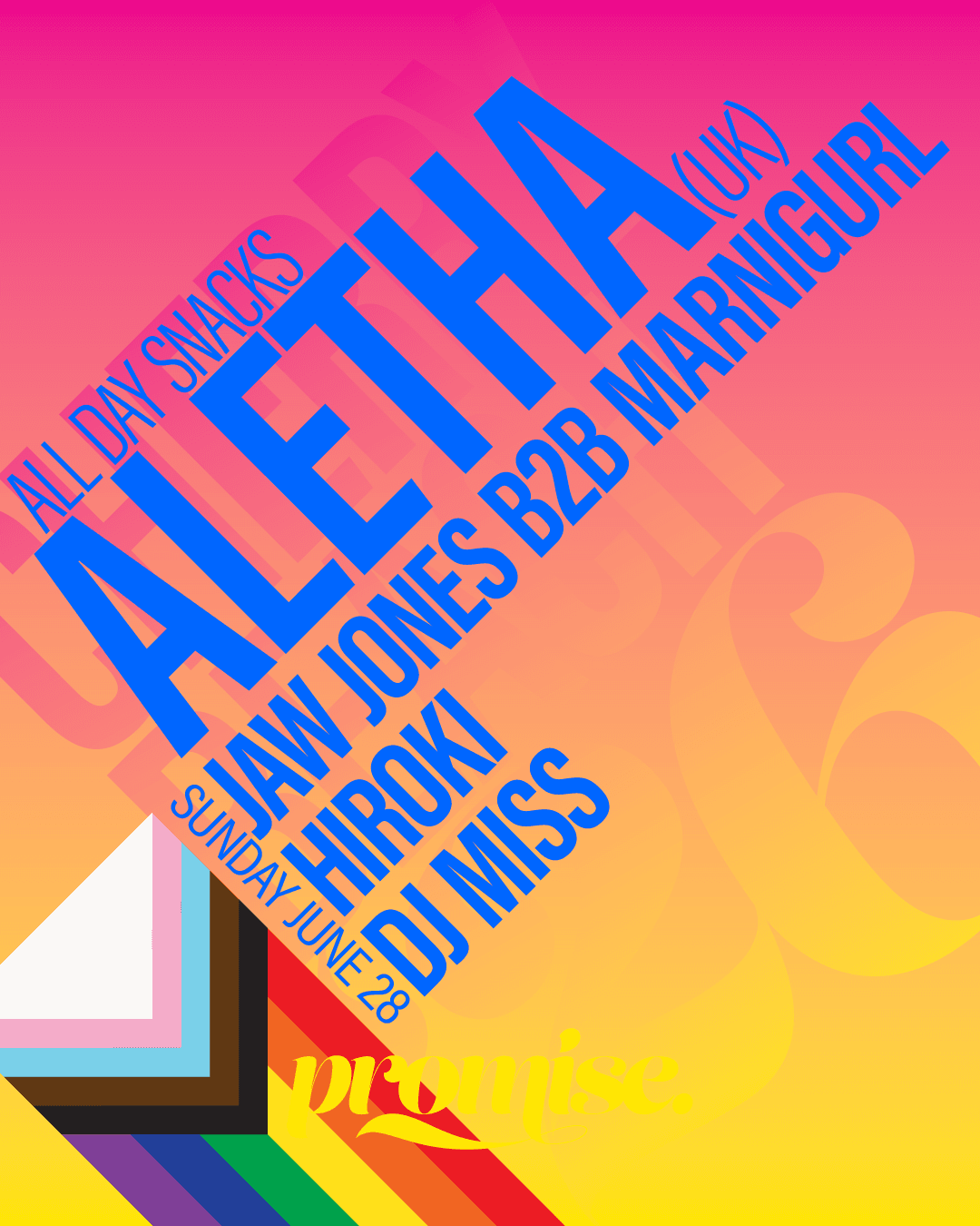Promise Cherry Beach: All Day Snacks presents Aletha (UK)