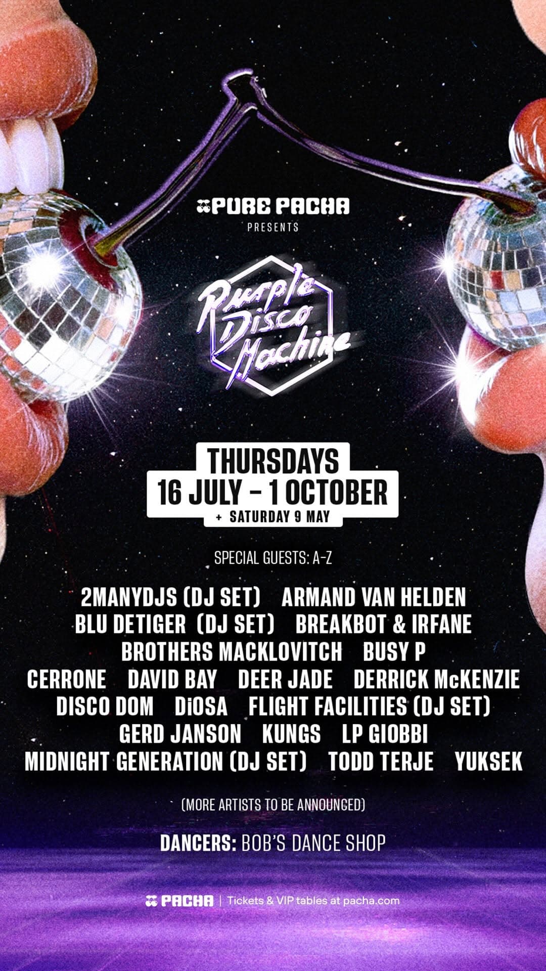 Purple Disco Machine at Pacha Ibiza