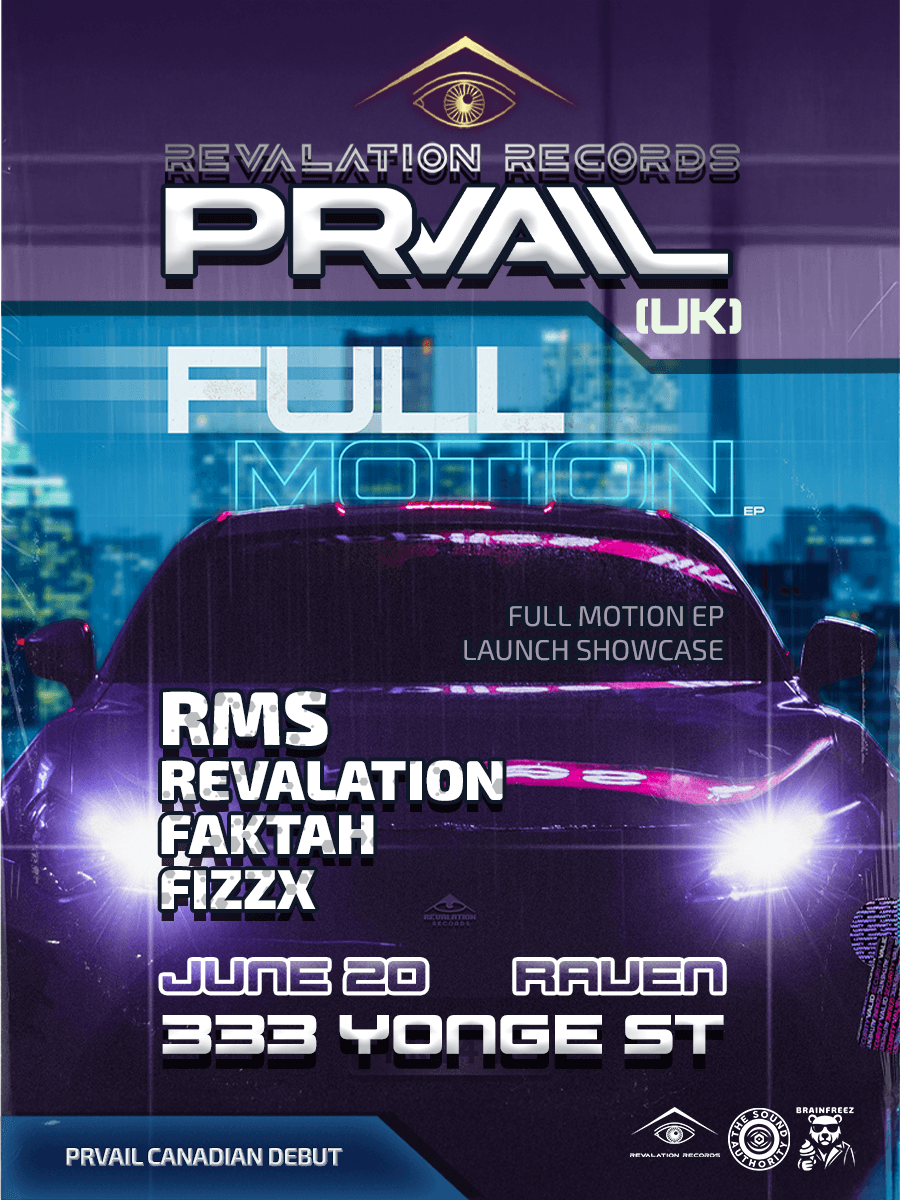 PRVAIL Full Motion EP launch party