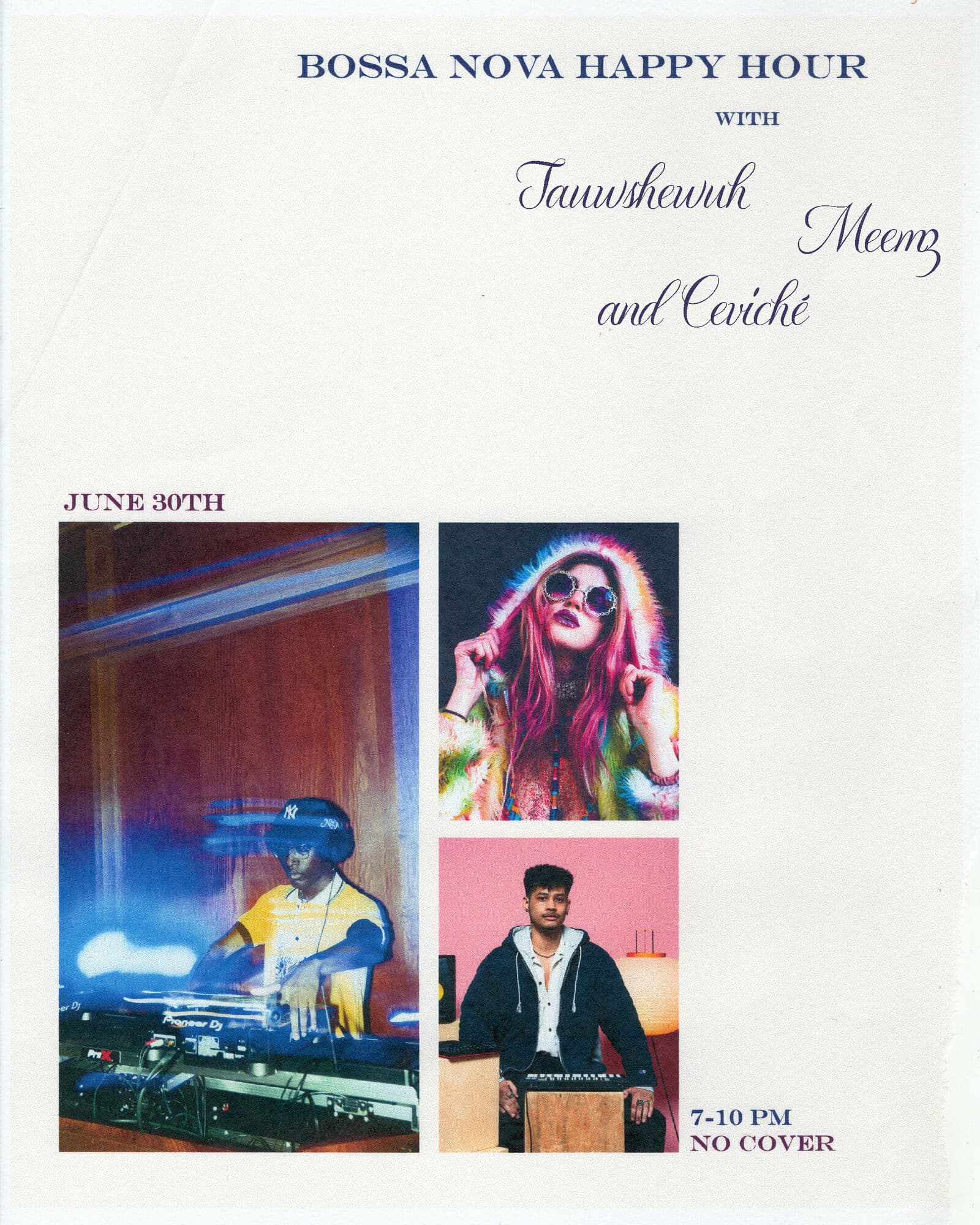 Bossa Nova Happy Hour: Jauwshewuh & Friends