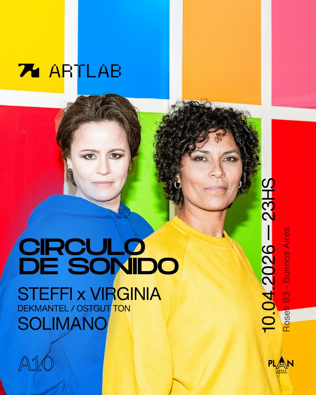 Artlab pres Circulo De Sonido / Steffi x Virginia + Solimano