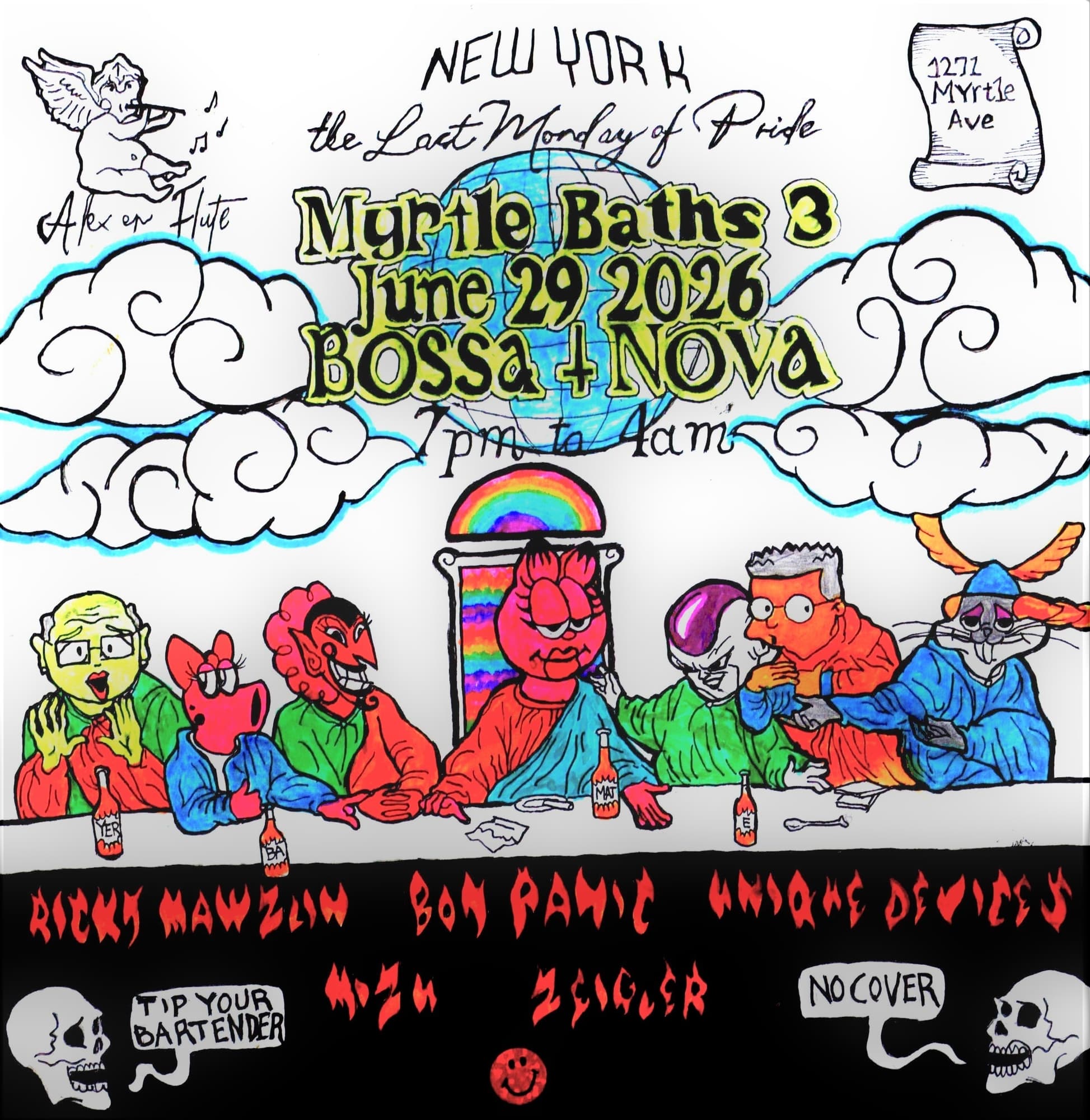 Myrtle Baths 3 with Unique Devices + Zeigler + Ricky Mawzlin + Boy Panic + MIZU