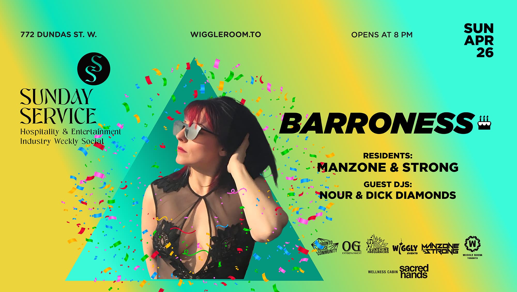 Sunday SerVice: Barroness bday beats - Manzone & Strong