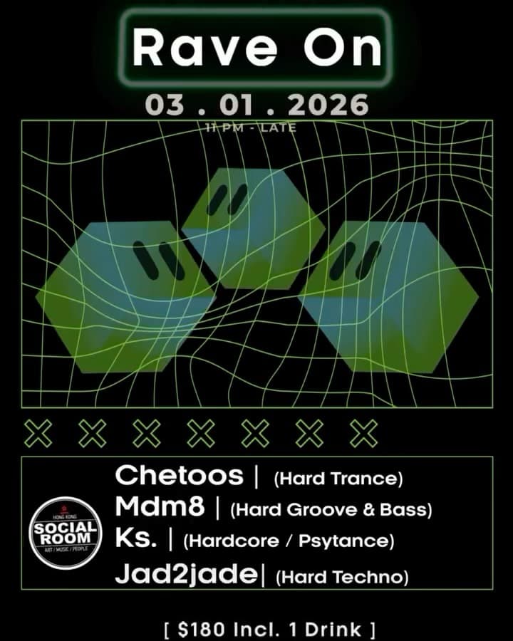 Hard Trance, Hard Groove & Bass, Hardcore/Psytrance, Hard Techno Night