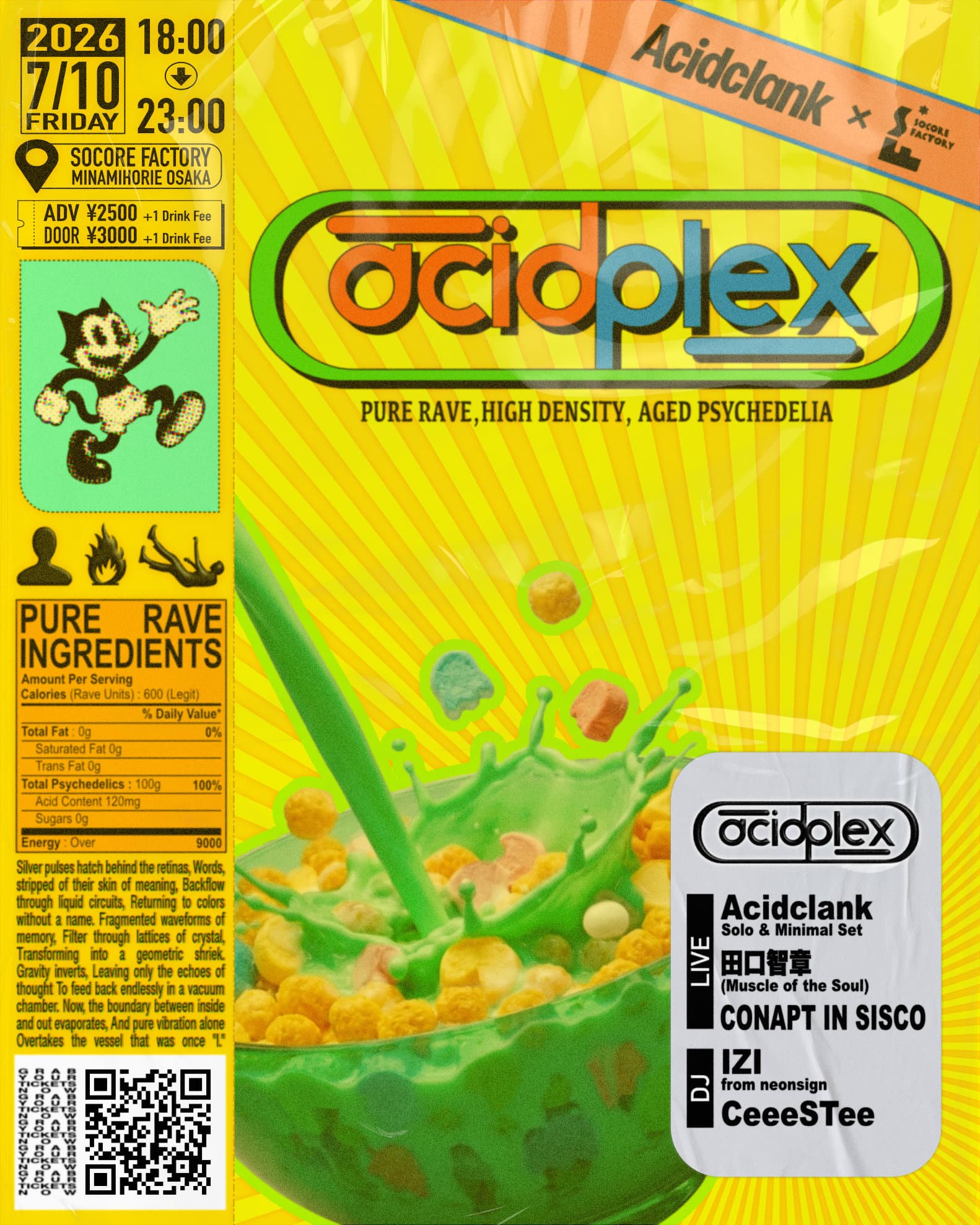 Acidclank & SOCORE FACTORY presents acidplex