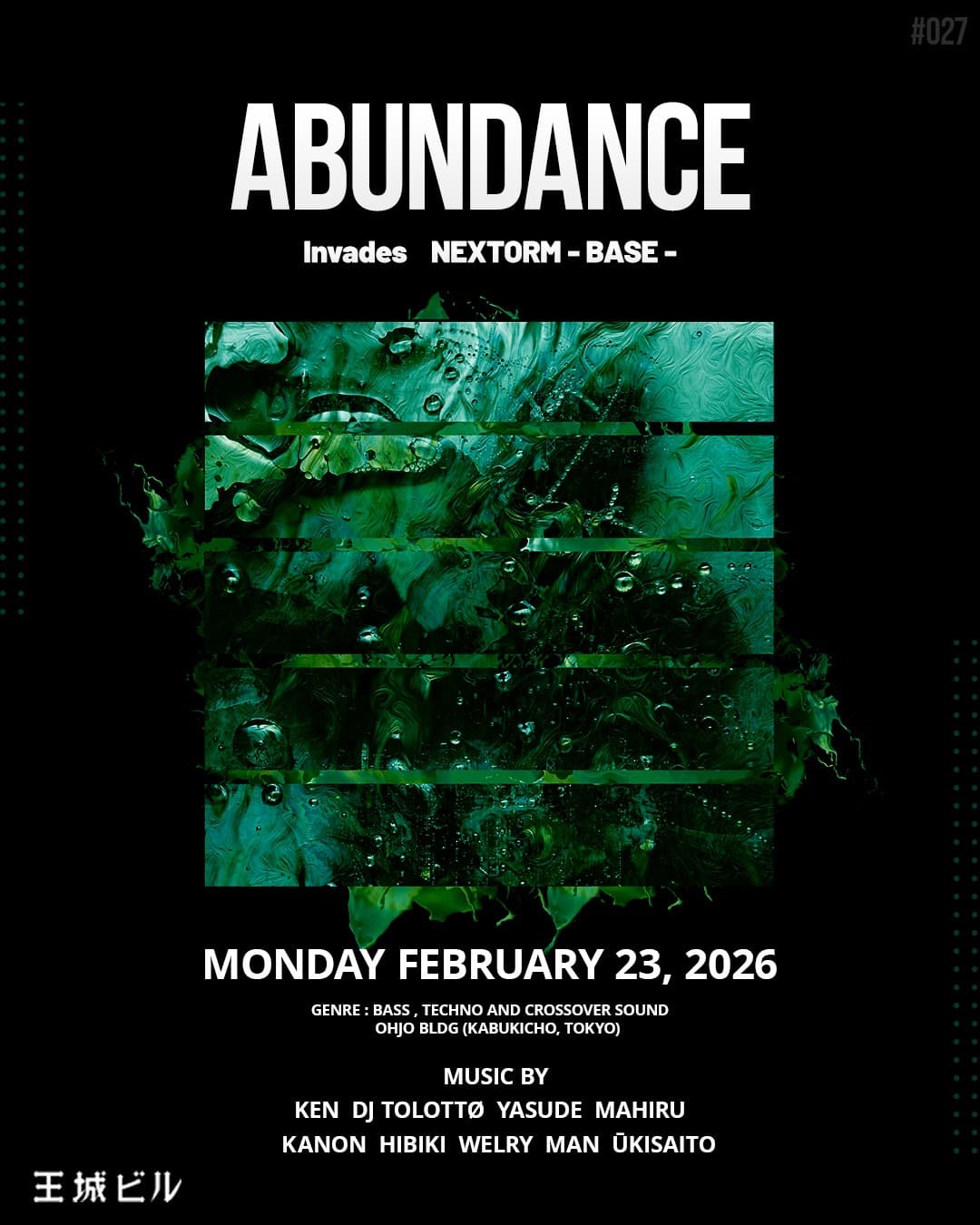 ABUNDANCE Invades NEXTORM – BASE –