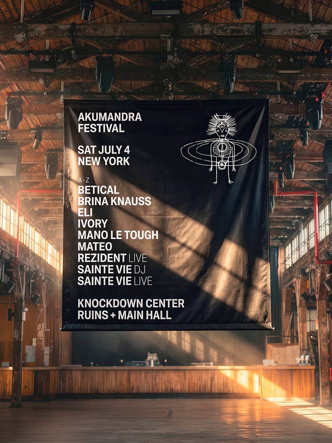 AKUMANDRA: Mano Le Tough, Sainte Vie, Brina Knauss, Betical, Ivory, Rezident, Mateo b2b Eli