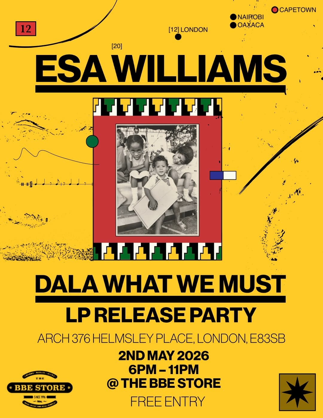 Esa Williams 'Dala What We Must' LP Launch Party