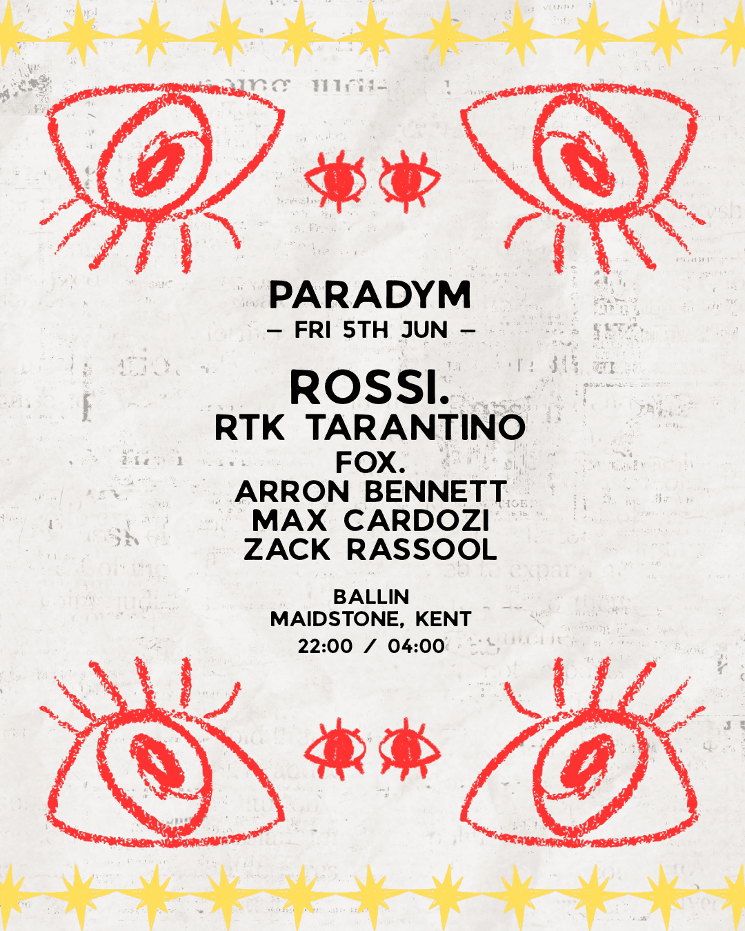 Paradym: Rossi, RTK Tarantino