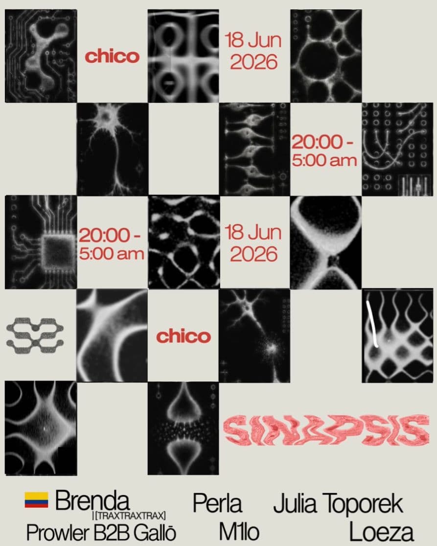 Sinapsis: Brenda(tratratrax) x Perla x Julia Toporek x Gallō b2b Prowler x M1lo x Loeza