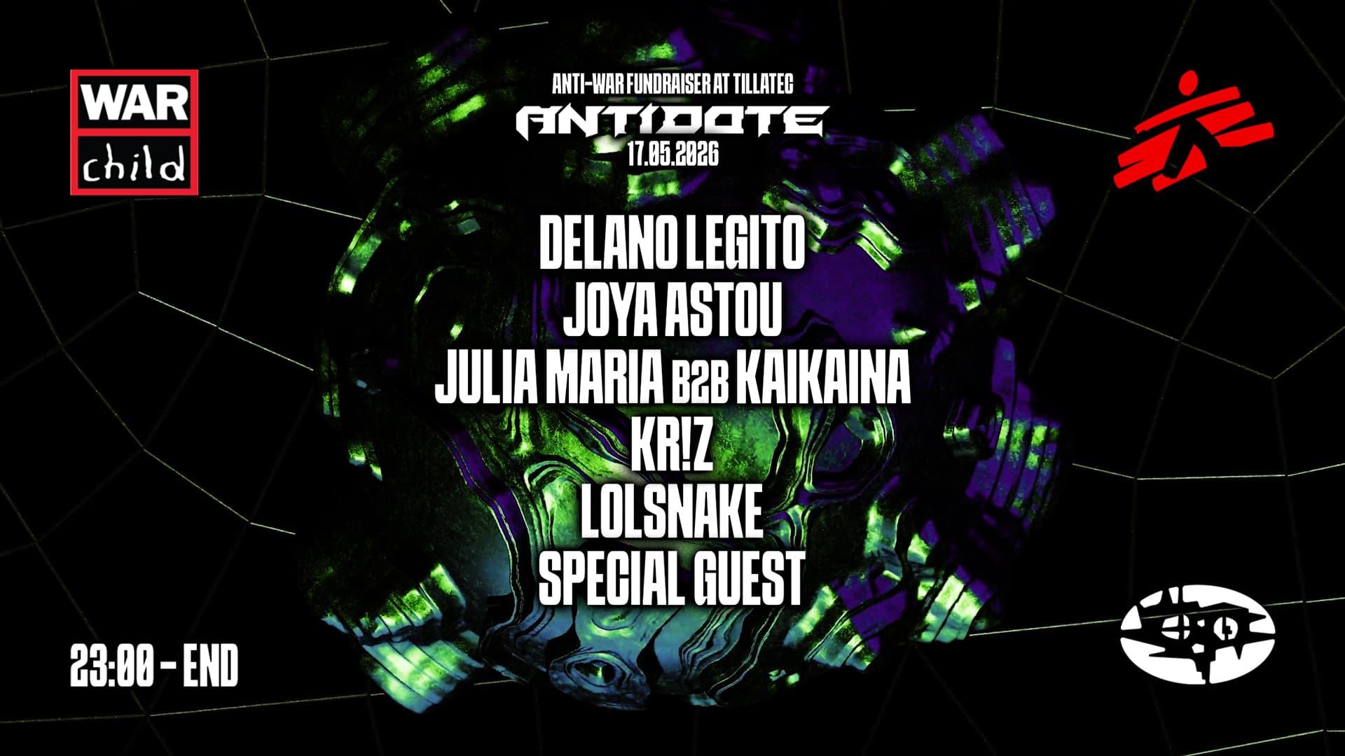 ANTIDOTE ANTI - WAR FUNDRAISER