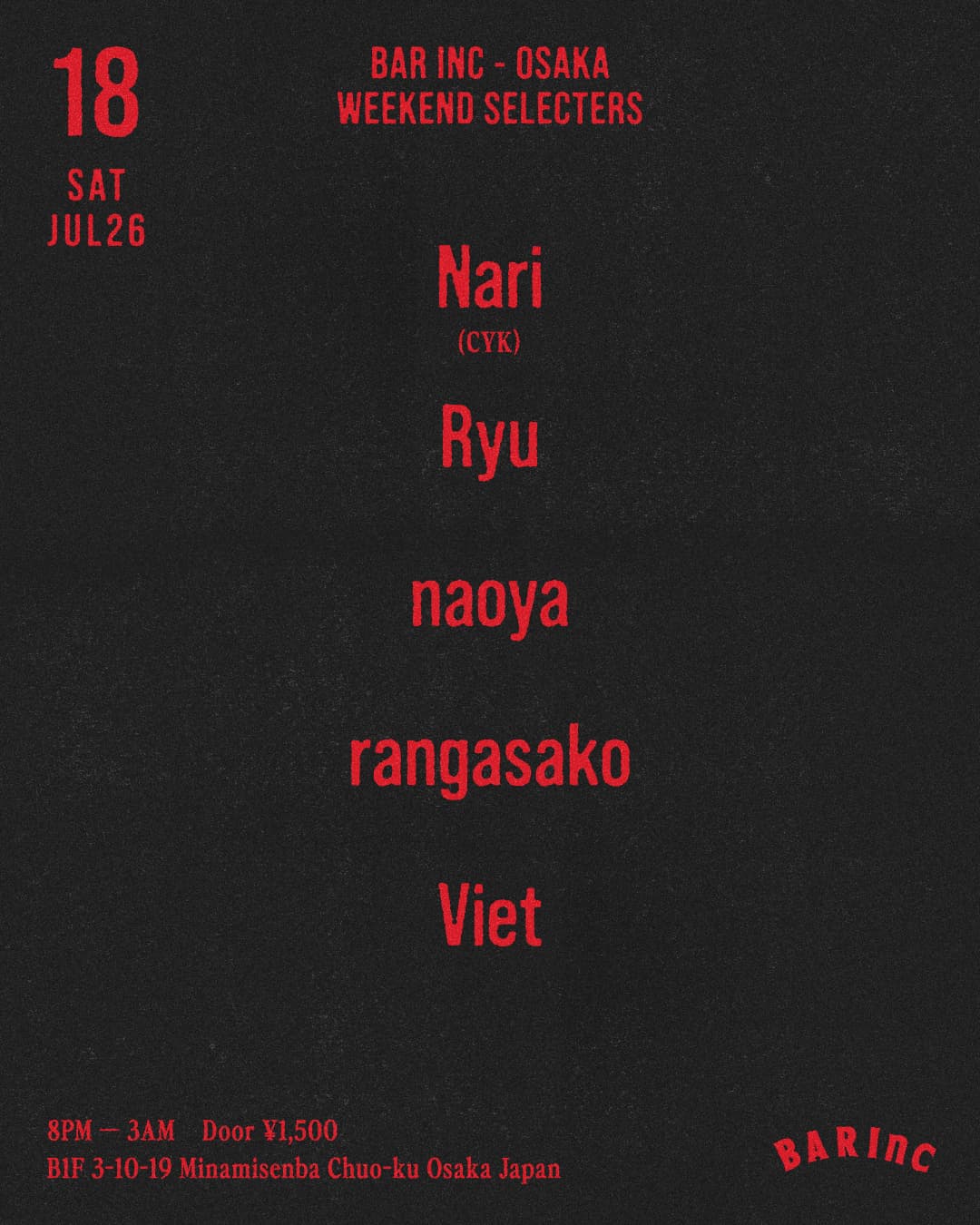 WEEKEND SELECTERS