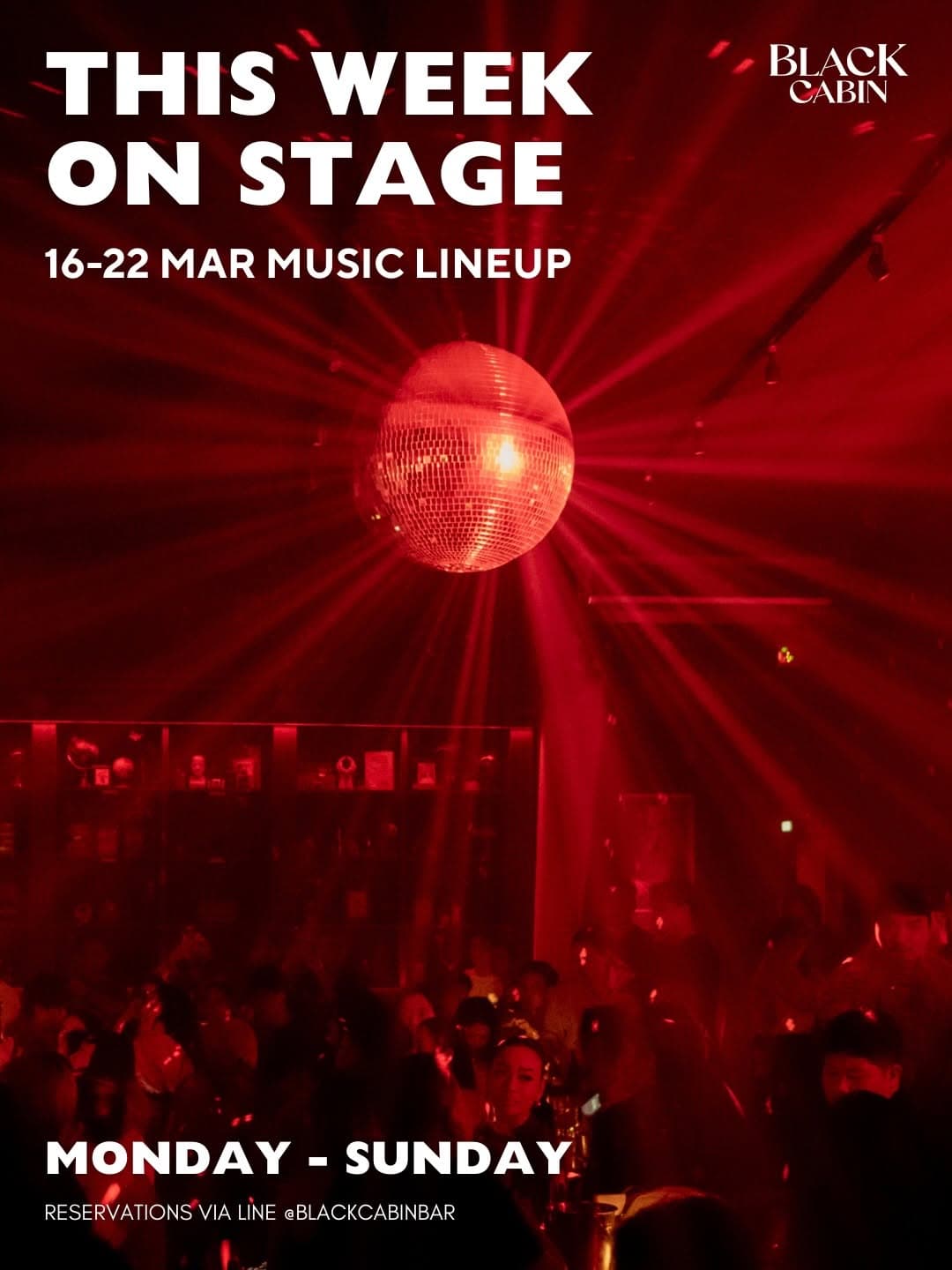 Live Bands at Black Cabin Bar - Weekly Series