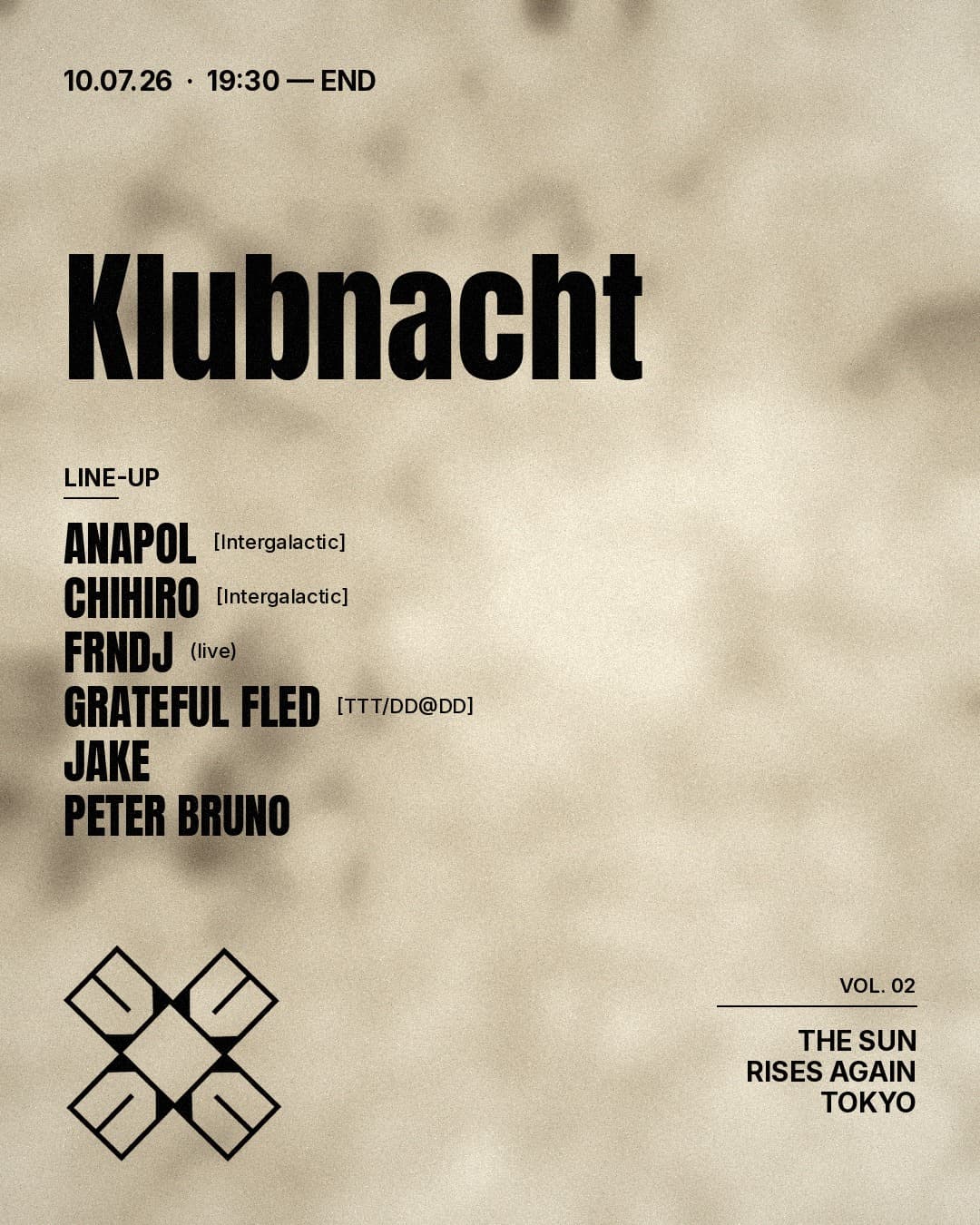 VRIJ: Klubnacht