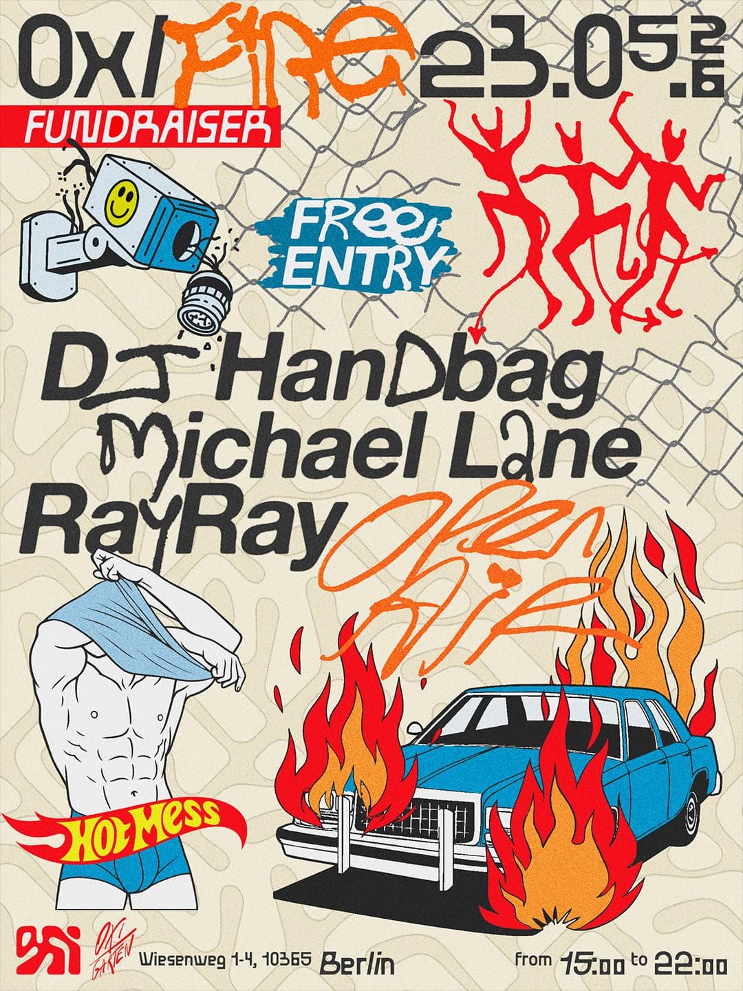 OXI GARTEN FIRE FUNDRAISER: FREE OPEN AIR