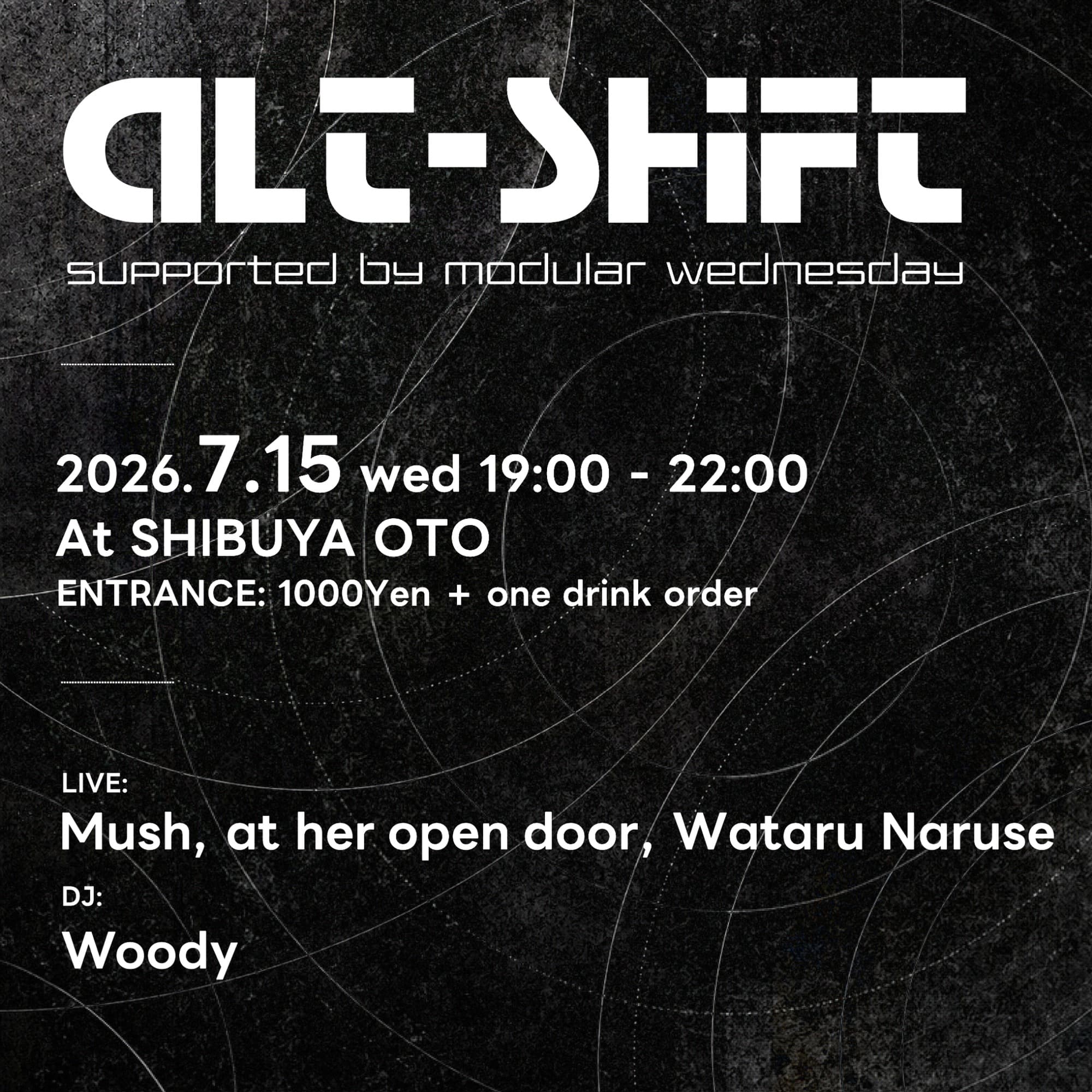 ALT-SHIFT #1 supported by Modular Wednesday