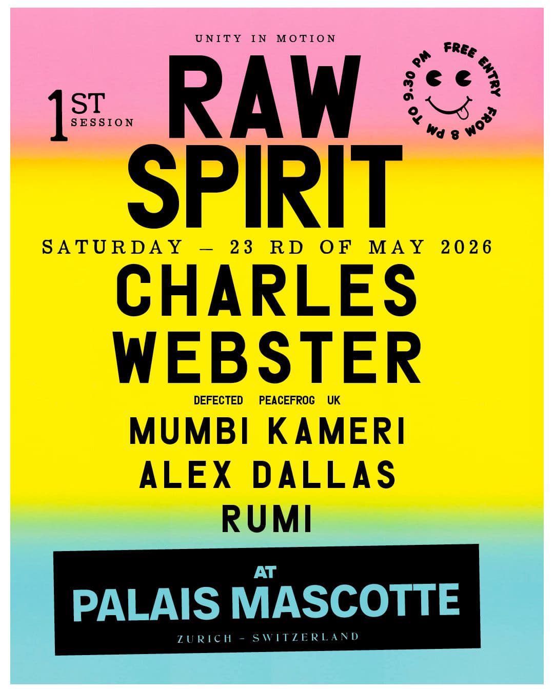 Raw Spirits W/ Charles Webster (UK)