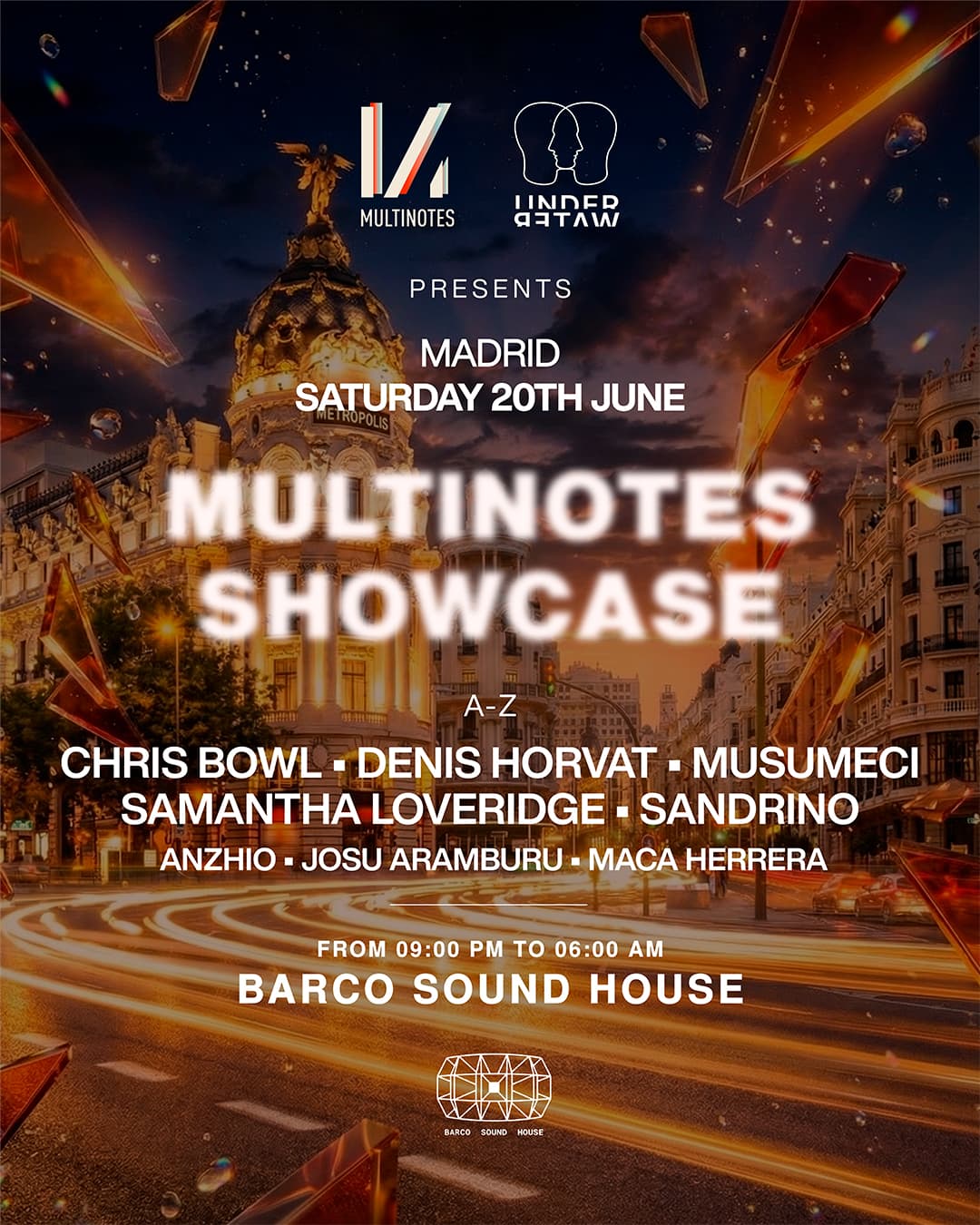 Underwater x Multinotes at BSH, Madrid